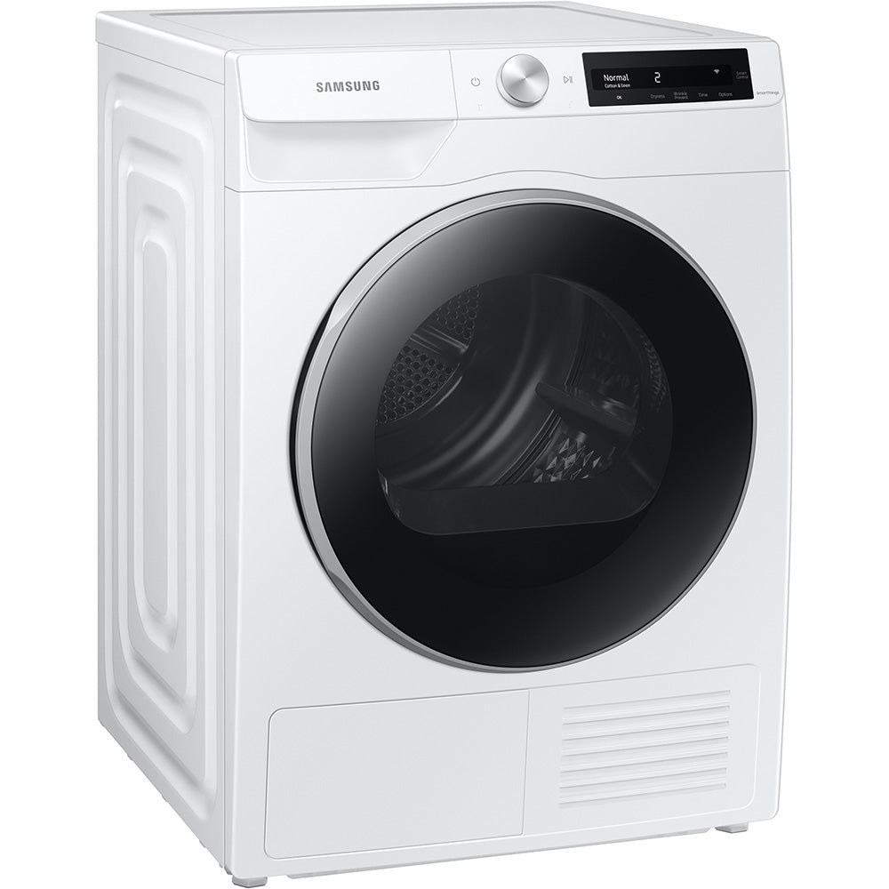 4.0 CuFt Smart Steam White Electric Dryer with Heat Pump Technology