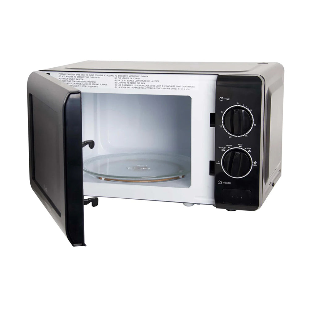 0.7 Cu-Ft 700 Watt Countertop Microwave Oven Black