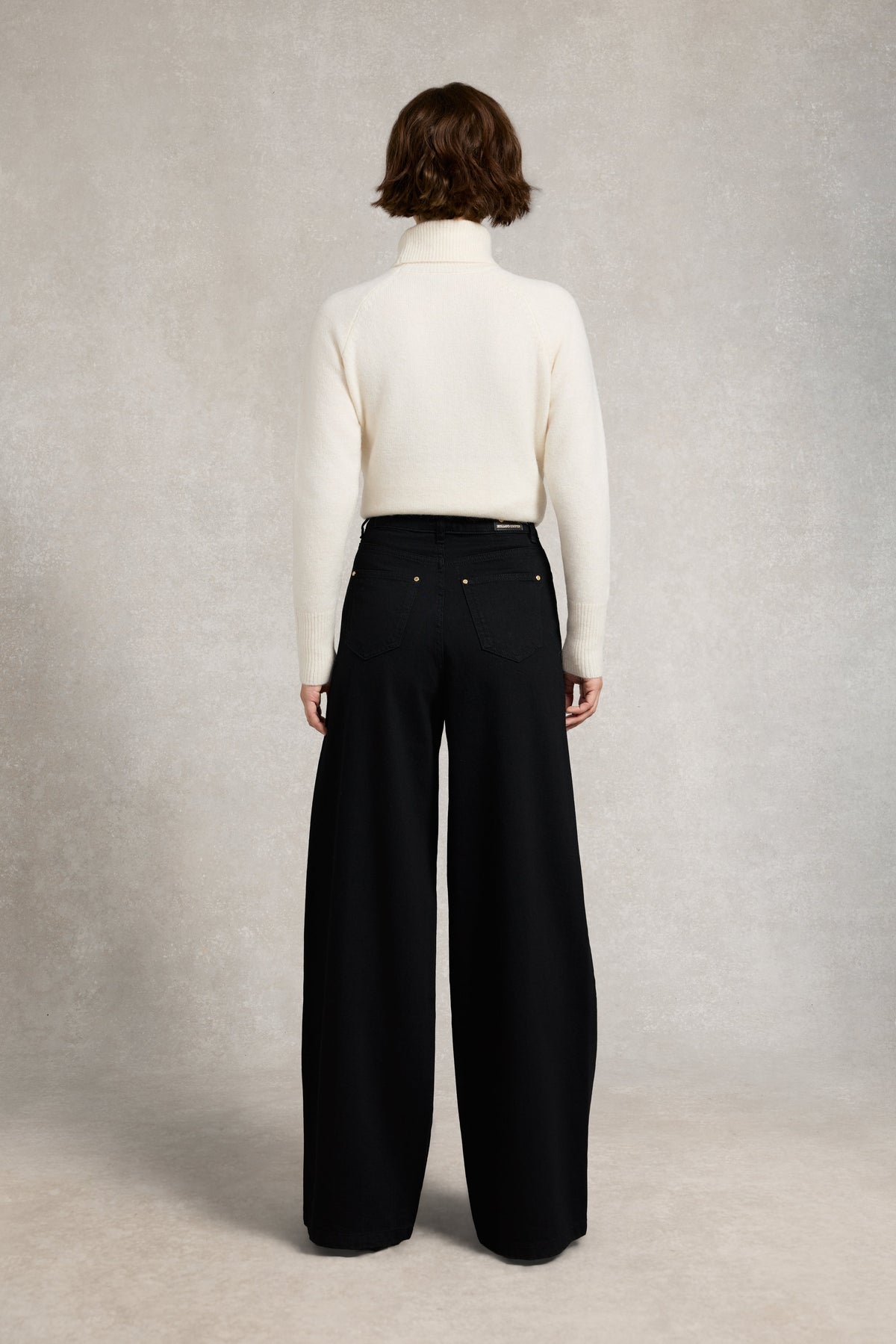 Lily Wide Leg Jean (Black)