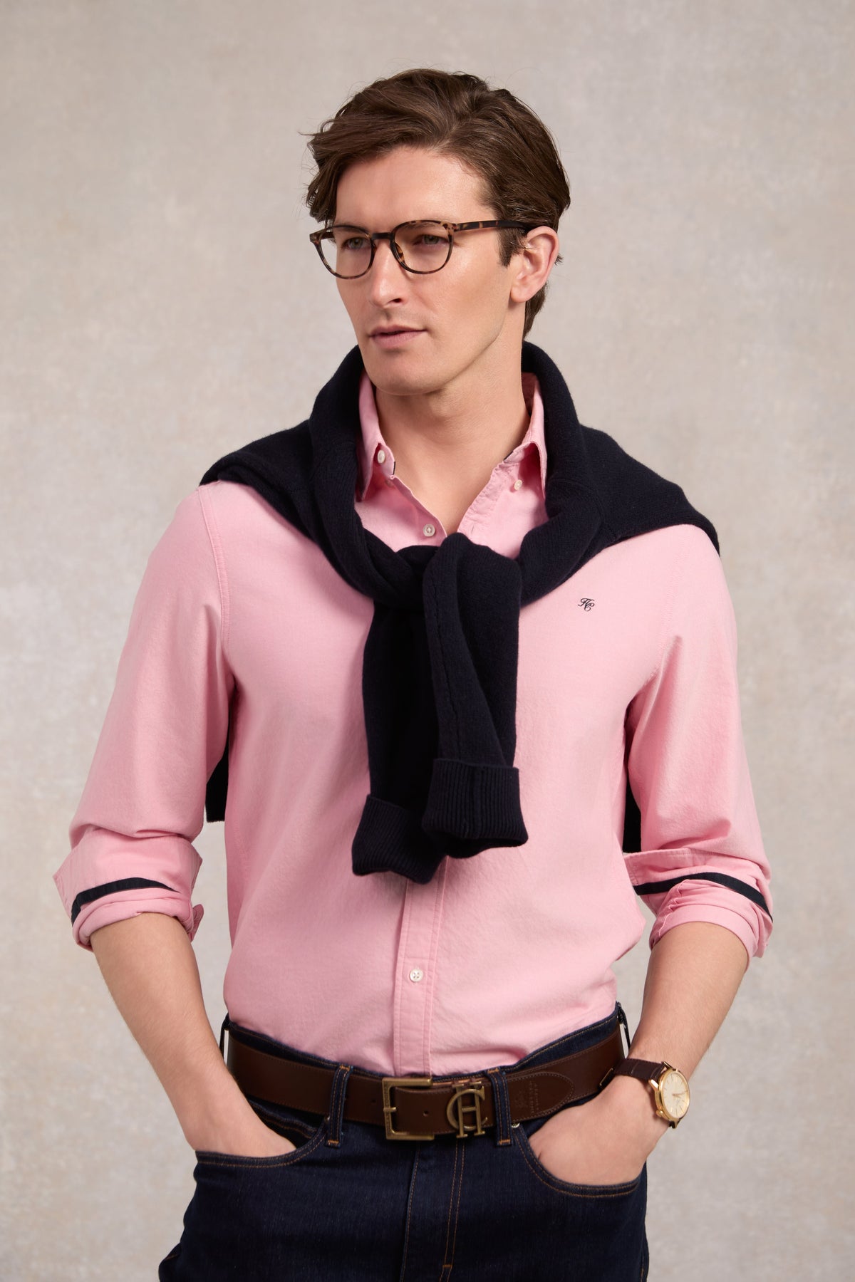 Men's Oxford Shirt (Soft Pink)