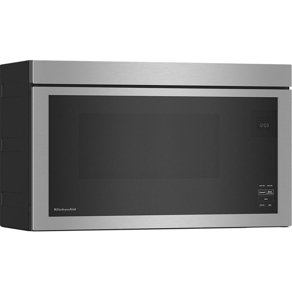 1.1 CuFt 1000 Wattage Over-The-Range Microwave in Stainless Steel with Flush Built-In Design