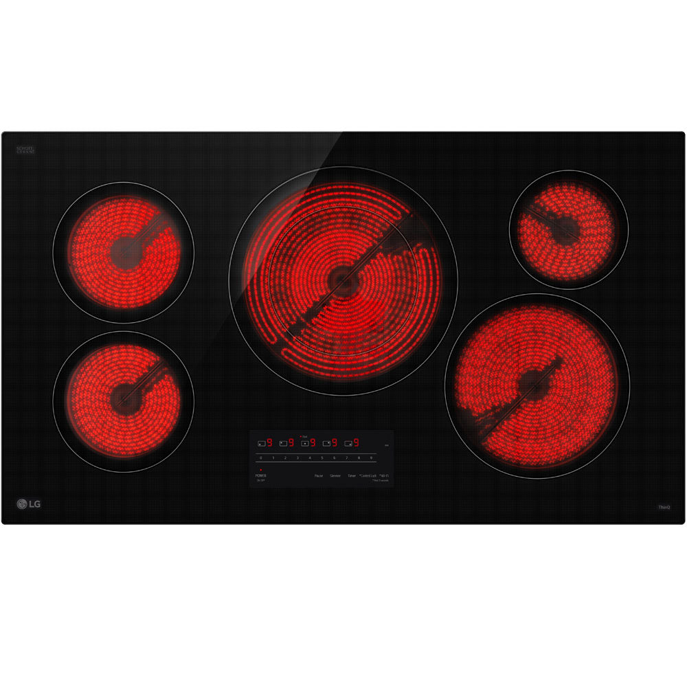 36” Smart Electric Cooktop with ThinQ® Technology