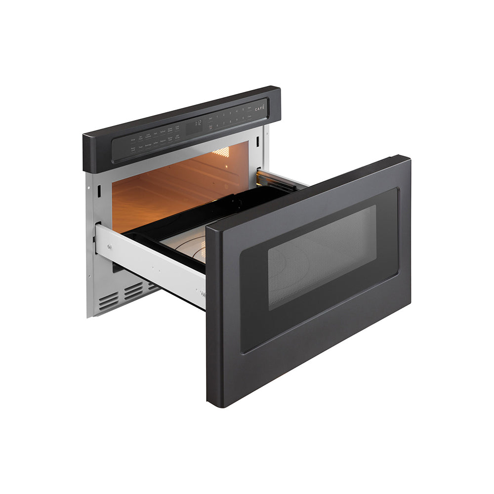 1.2 CuFt Built-In Microwave Drawer Oven in Matte Black with Glass Touch Controls
