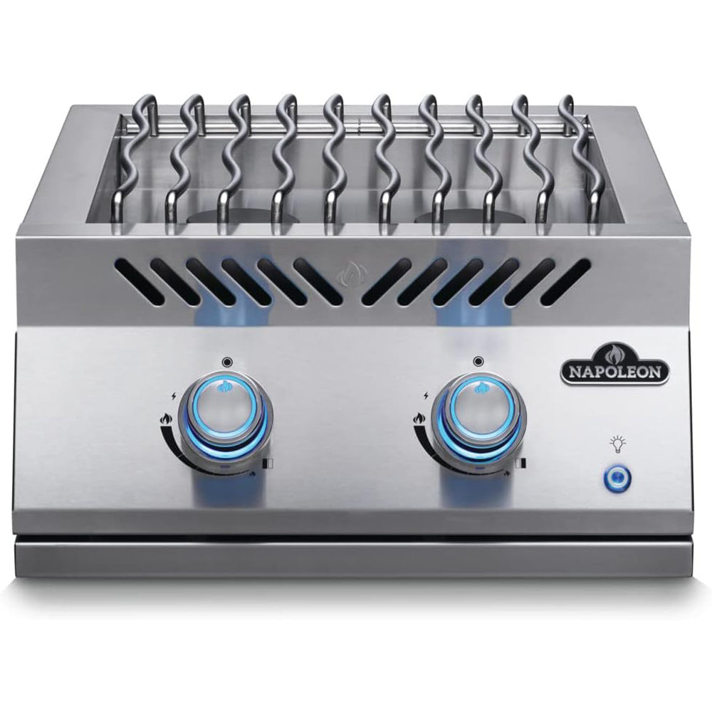Built-in 700 Series Dual Range Top Burner with Stainless Steel Cover