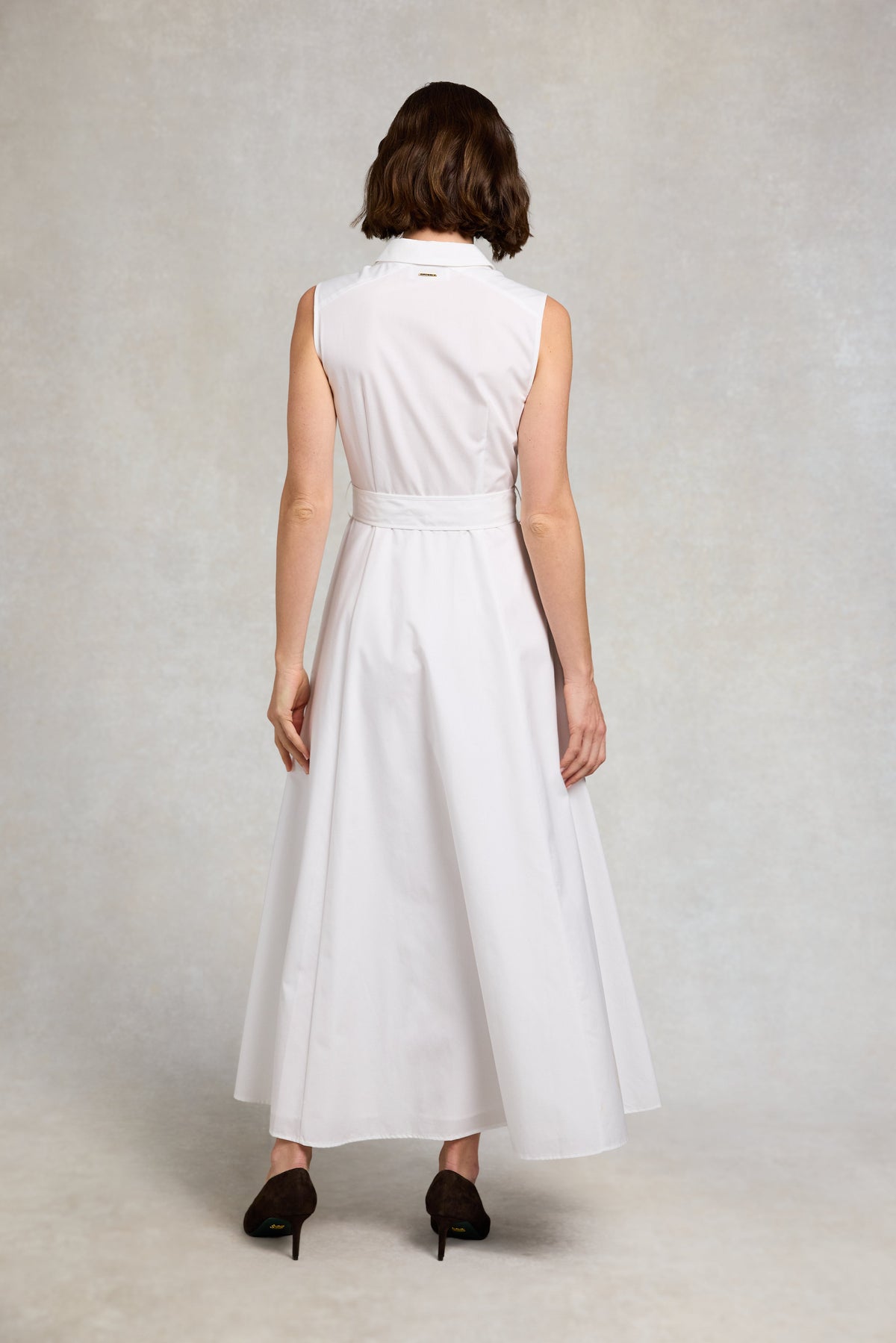 Aimee Sleeveless Dress (White)
