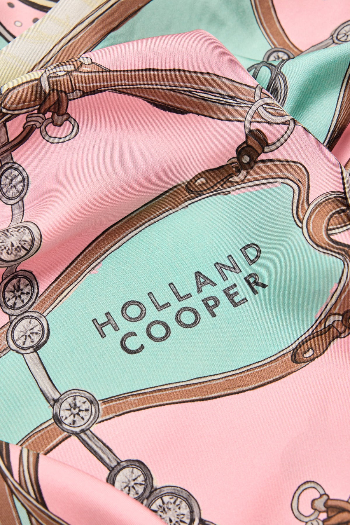 HC x Boodles Silk Scarf (Aqua)