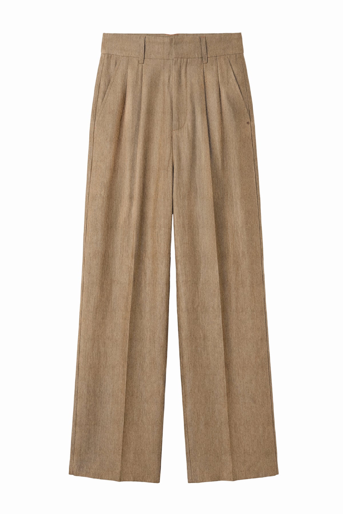 Aster Trouser (Tobacco Herringbone)