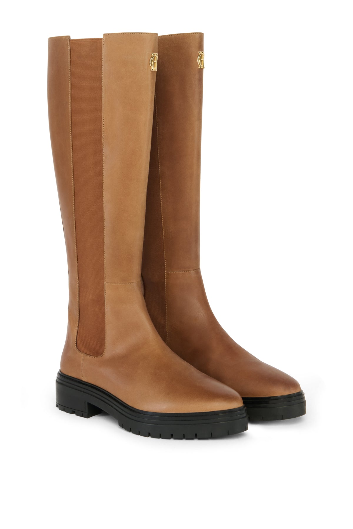 Astoria Knee Boot (Vintage Tan Leather)
