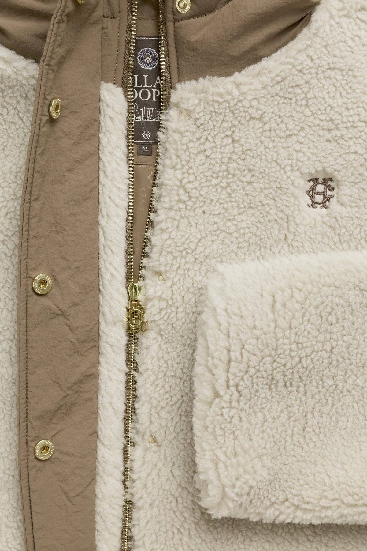 Bradwell Hooded Fleece (Natural Chestnut)