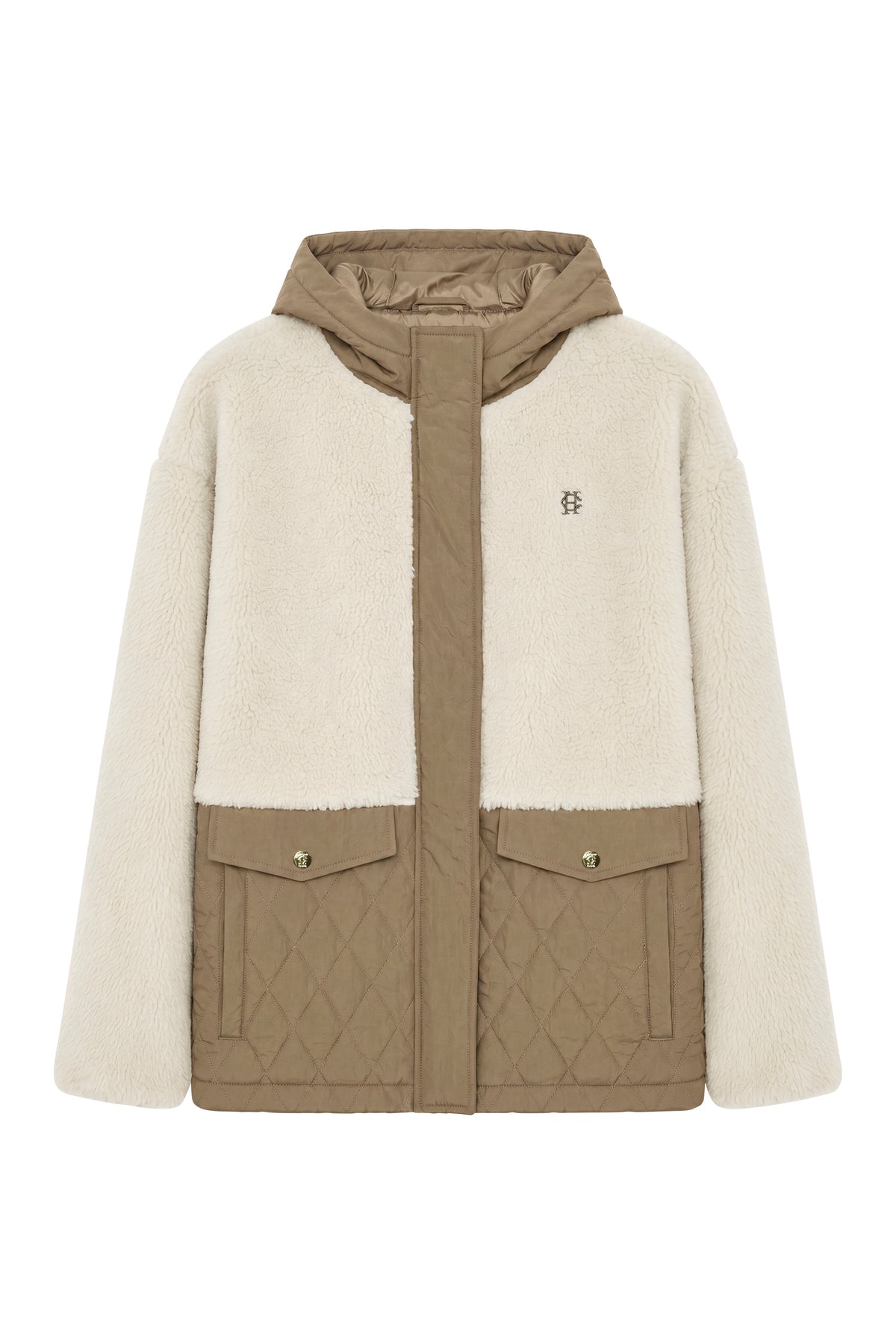 Bradwell Hooded Fleece (Natural Chestnut)