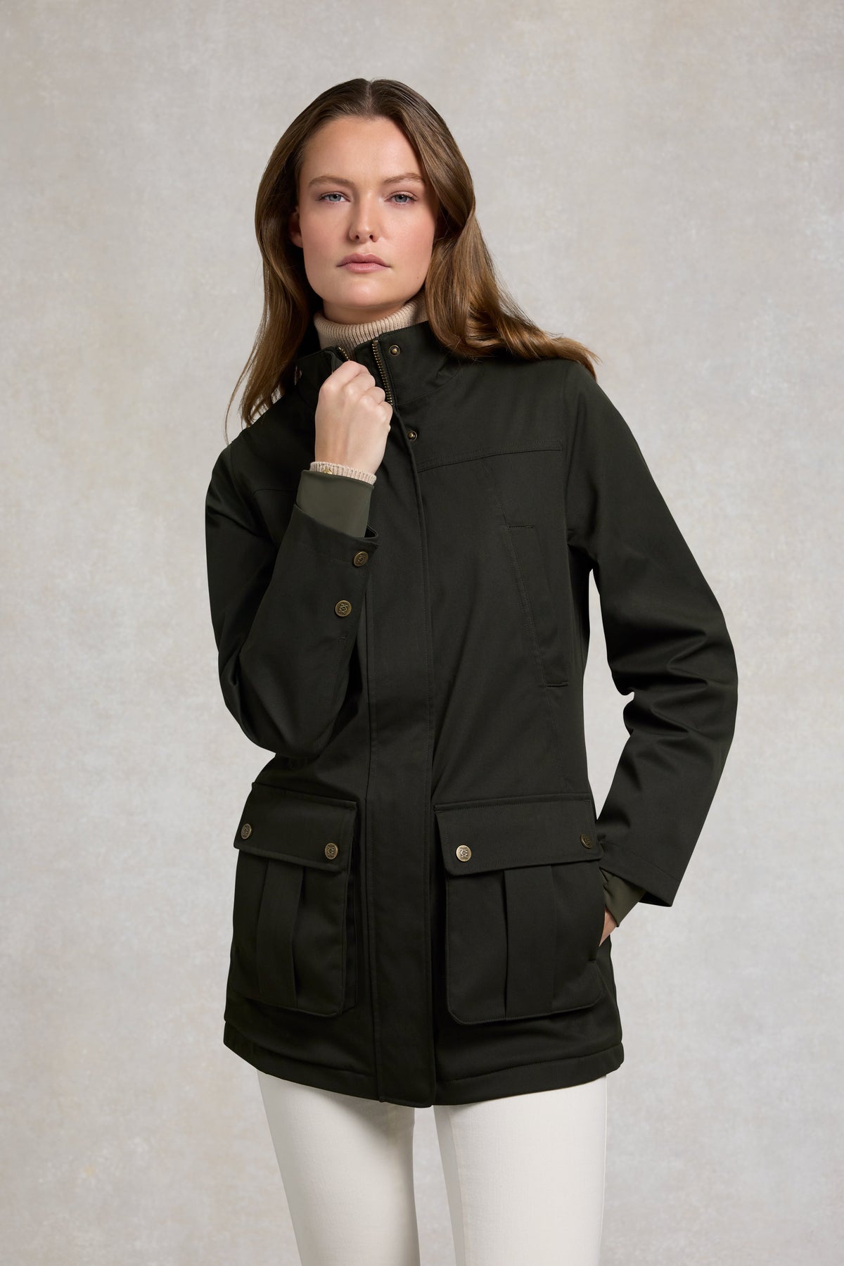 Bramwell Waterproof Country Coat (Khaki)