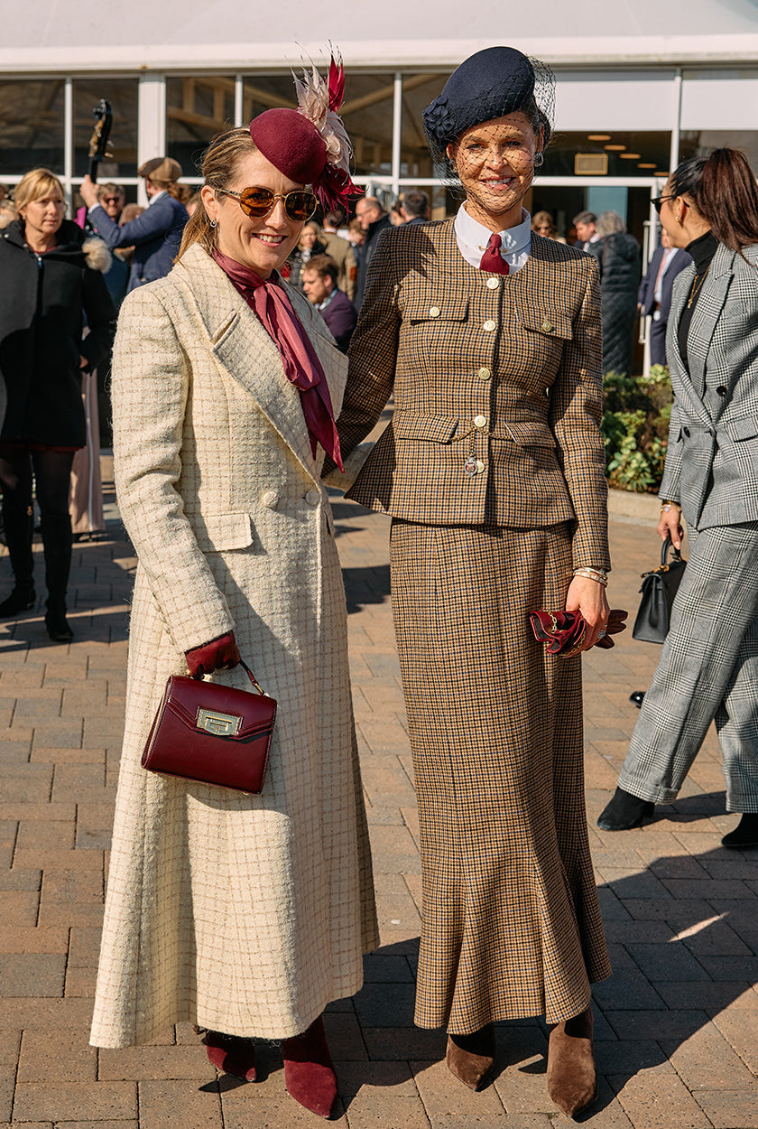 Laura Collett's Cheltenham Look (Ivory Sparkle Tweed)