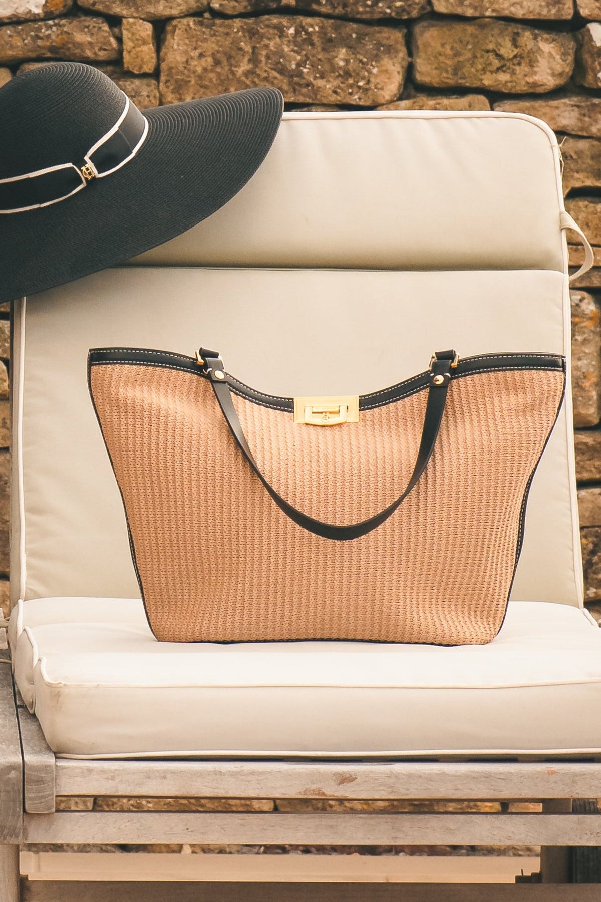 Cannes Shopper (Natural Black)