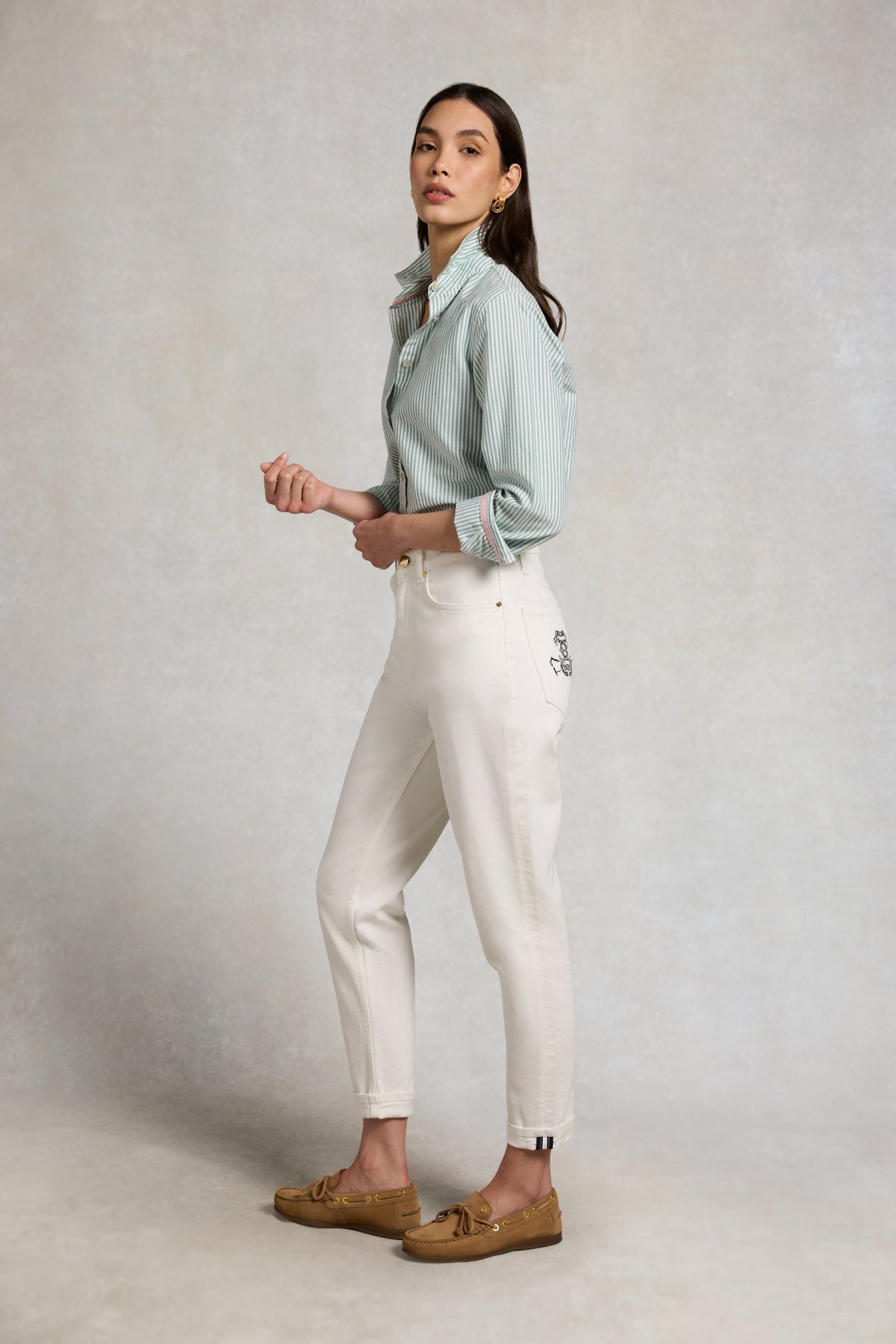 Chantilly Slim Jean (White)