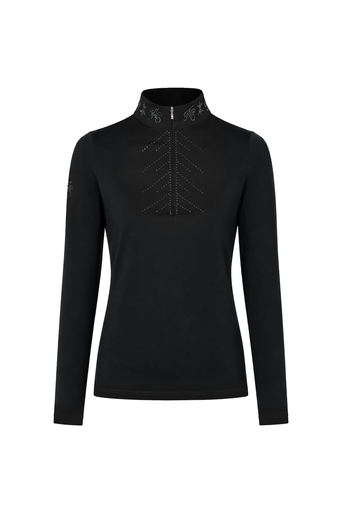 Crystal Long Sleeve Base Layer (Black)