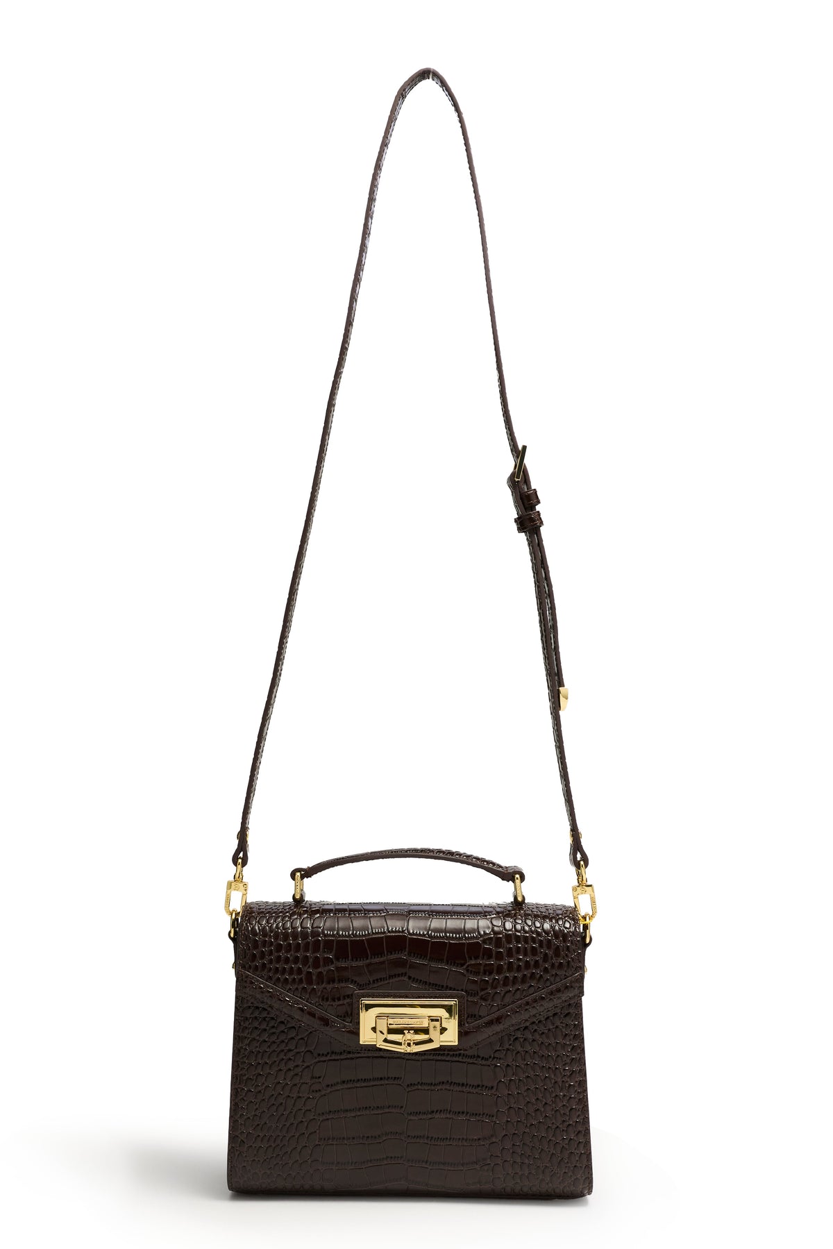 Cheltenham Bag (Rich Chocolate Croc)