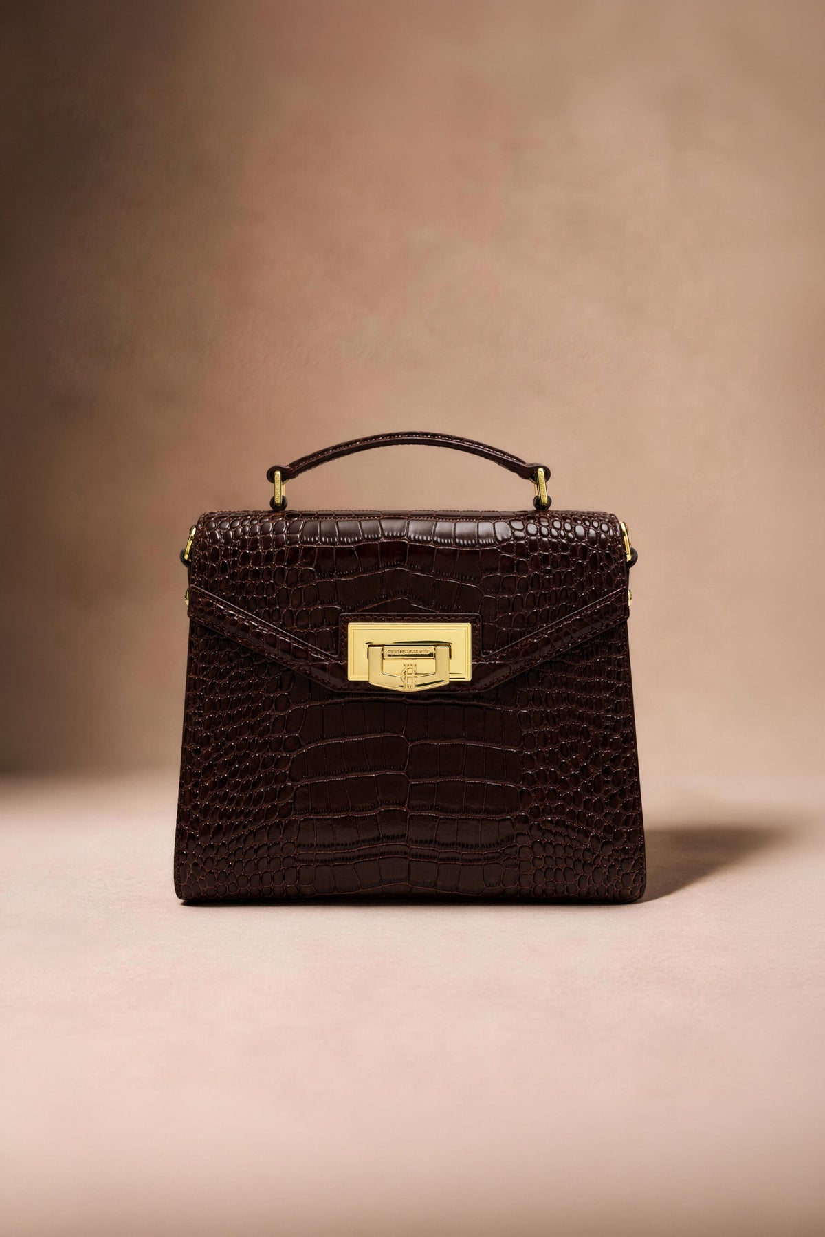 Cheltenham Bag (Rich Chocolate Croc)