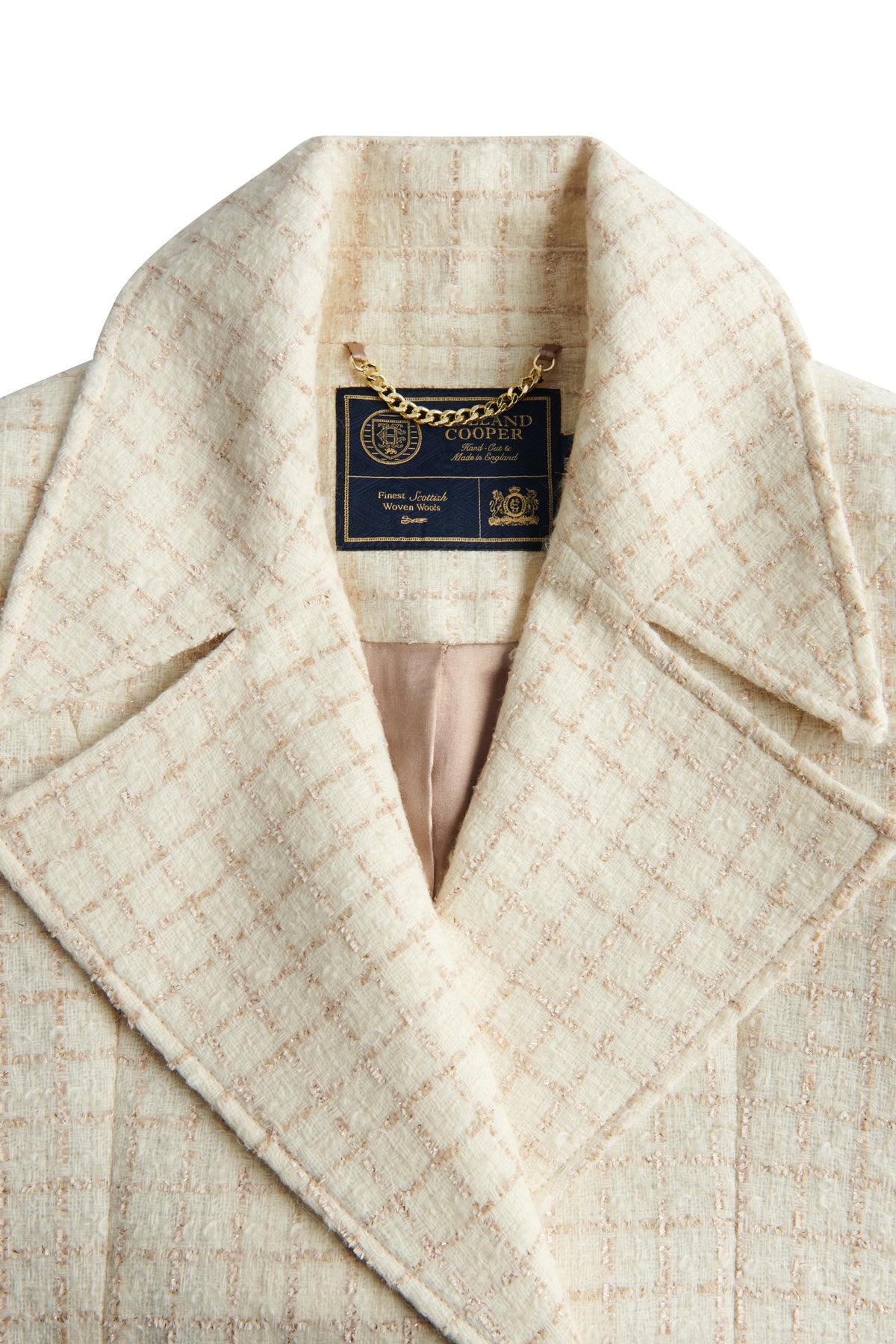 Clarendon Frock Coat (Ivory Sparkle Tweed)