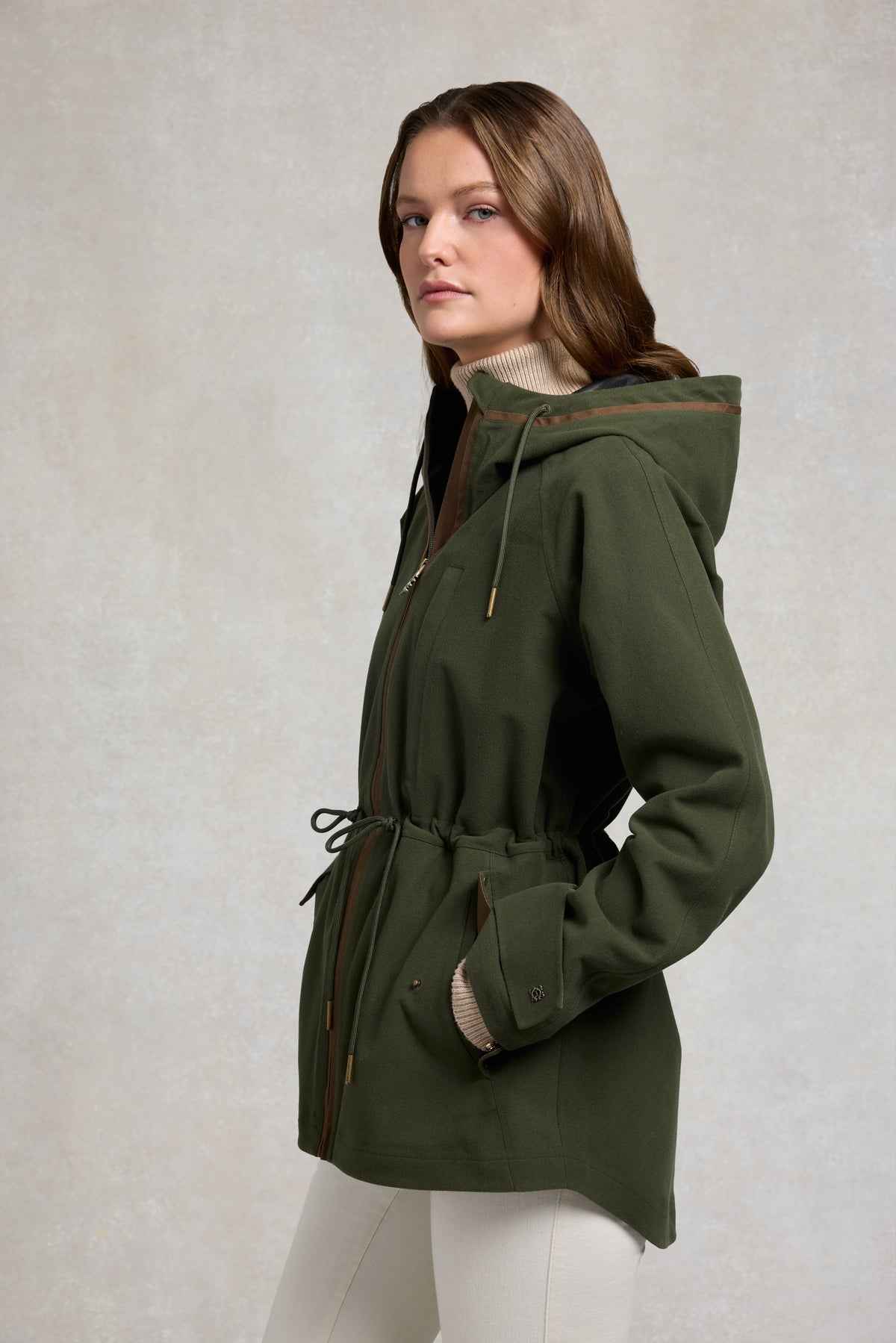 Waterproof Country Parka (Khaki)