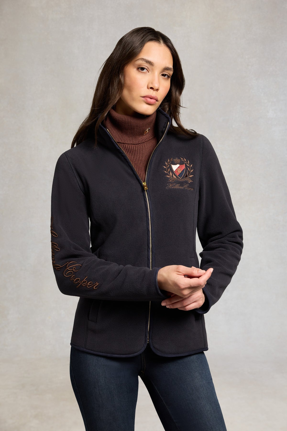 Cranborne Fleece Jacket (Ink Navy)