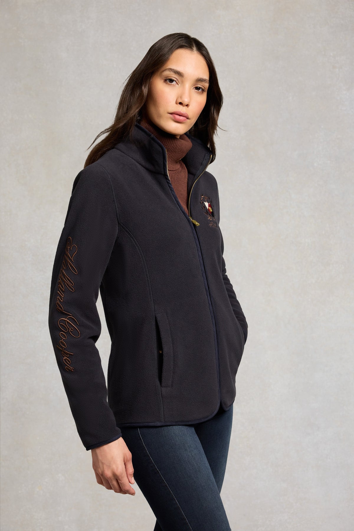 Cranborne Fleece Jacket (Ink Navy)