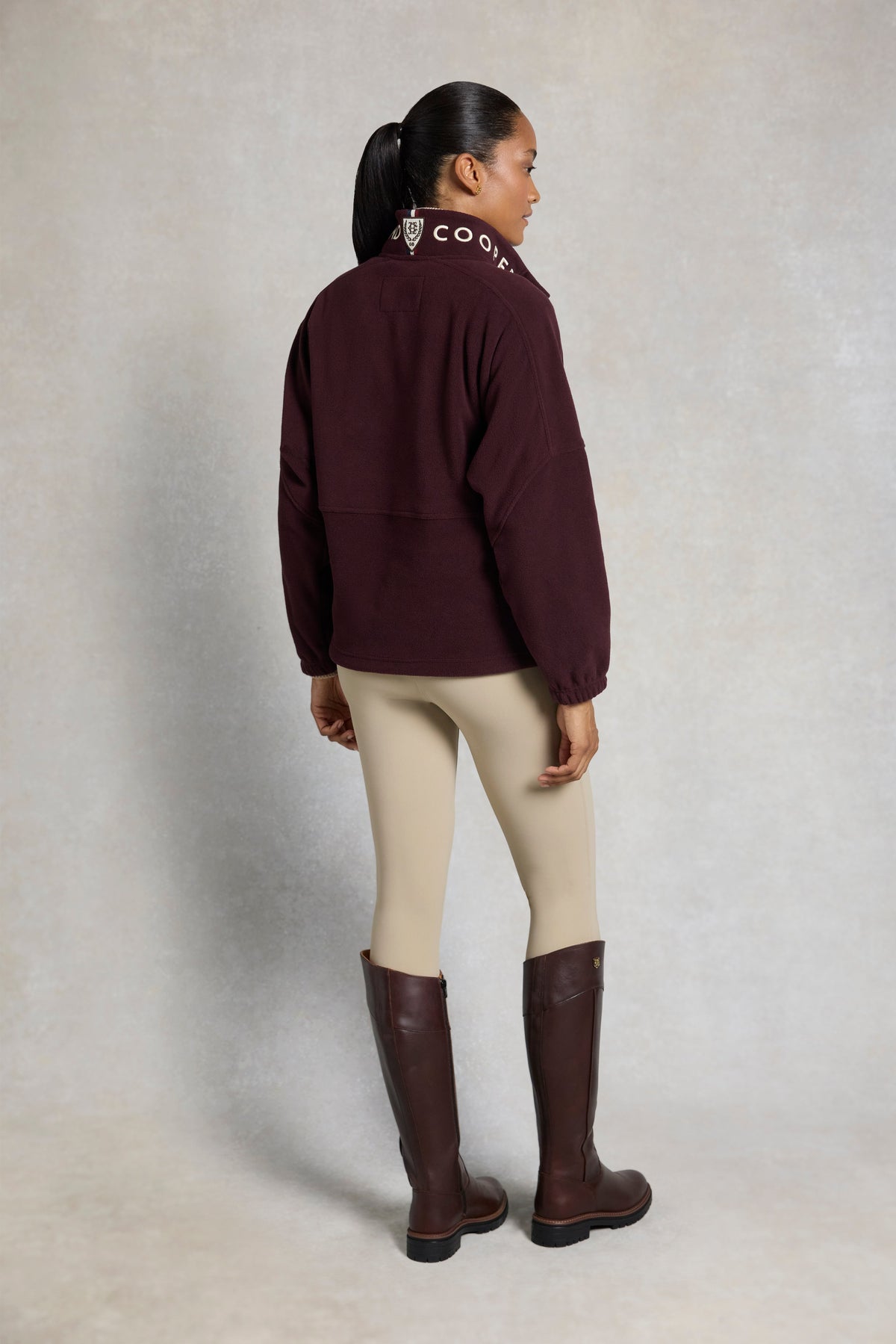 Cranborne Over Head Fleece (Mulberry)