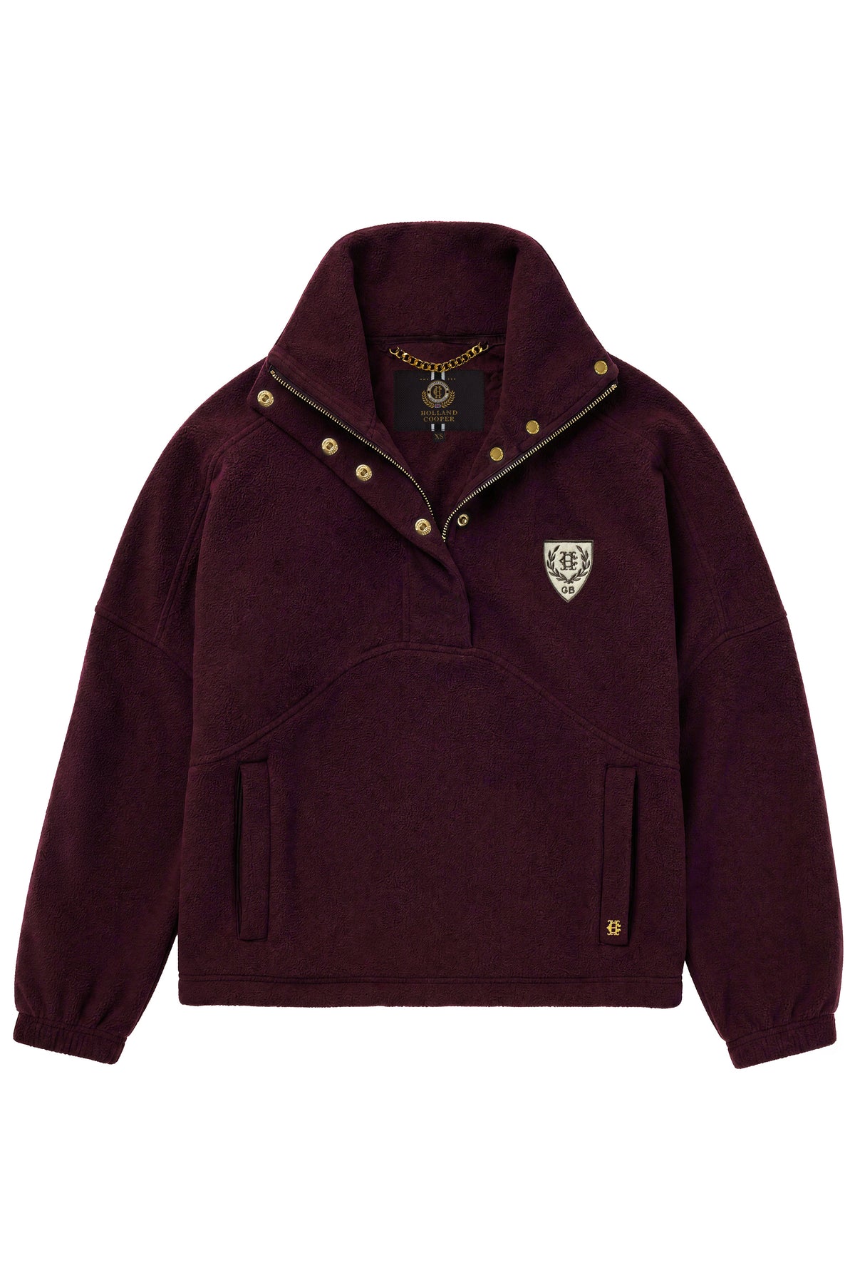 Cranborne Over Head Fleece (Mulberry)