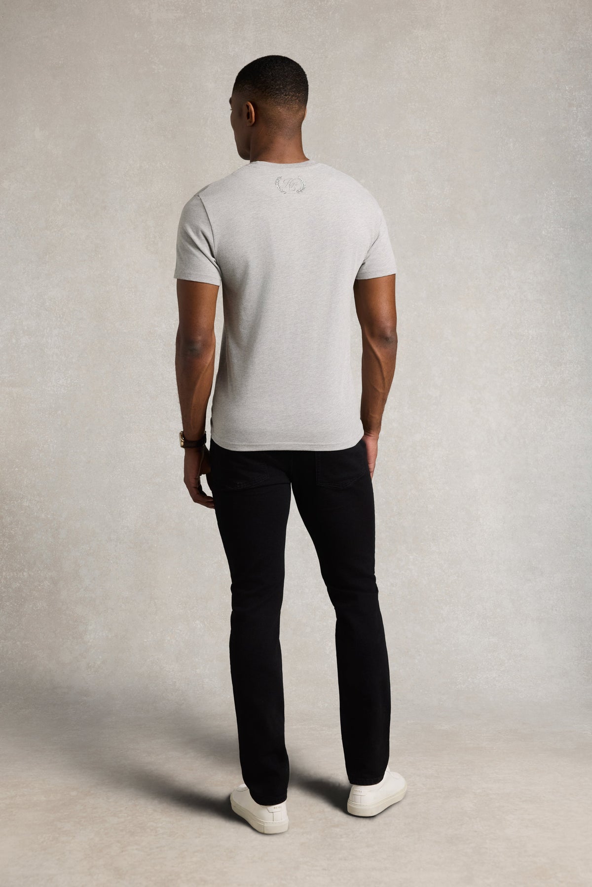 Men's Crew Neck T-Shirt (Grey Marl)