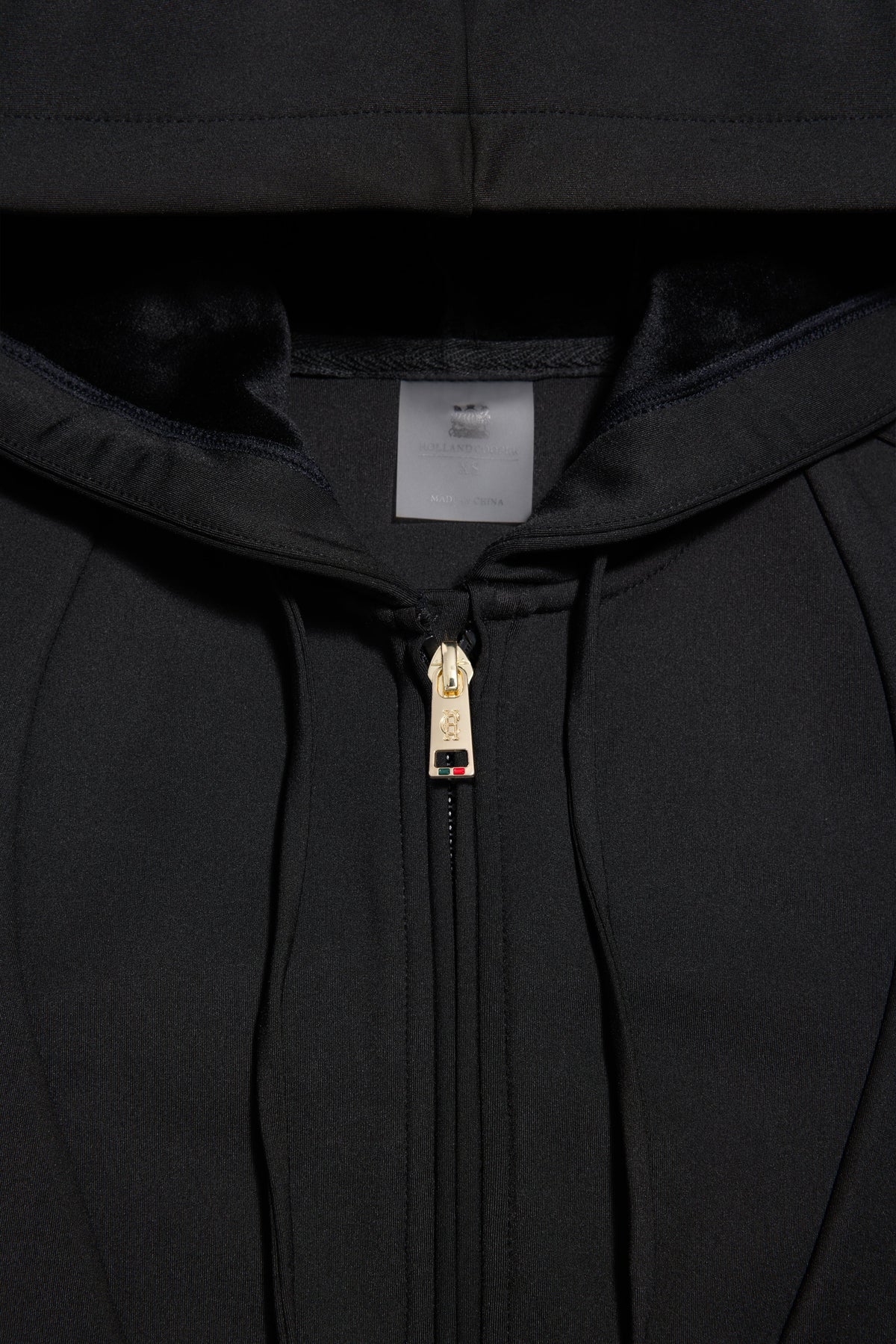 Crystal Zip Hoodie (Black)
