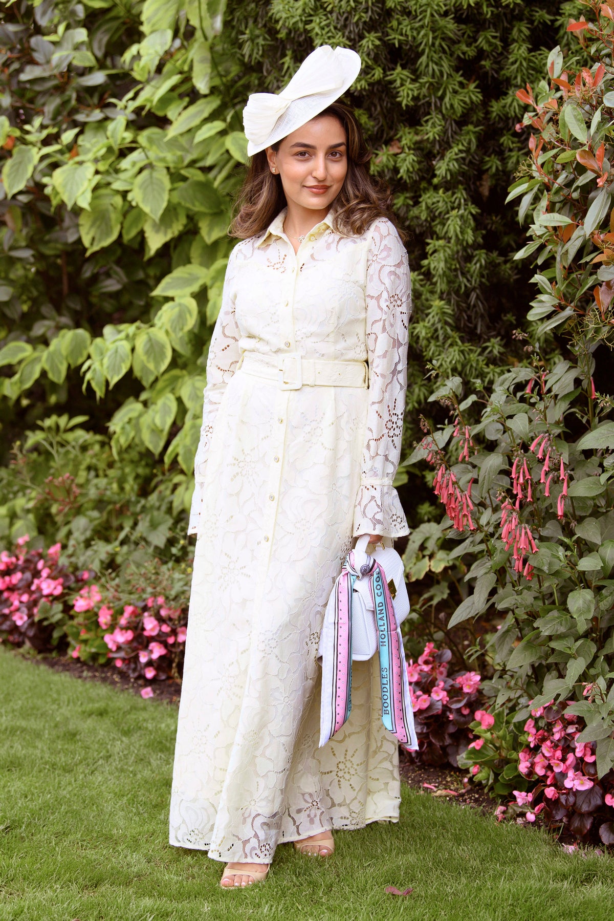 Sonam Mehmi's Royal Ascot Look (White)