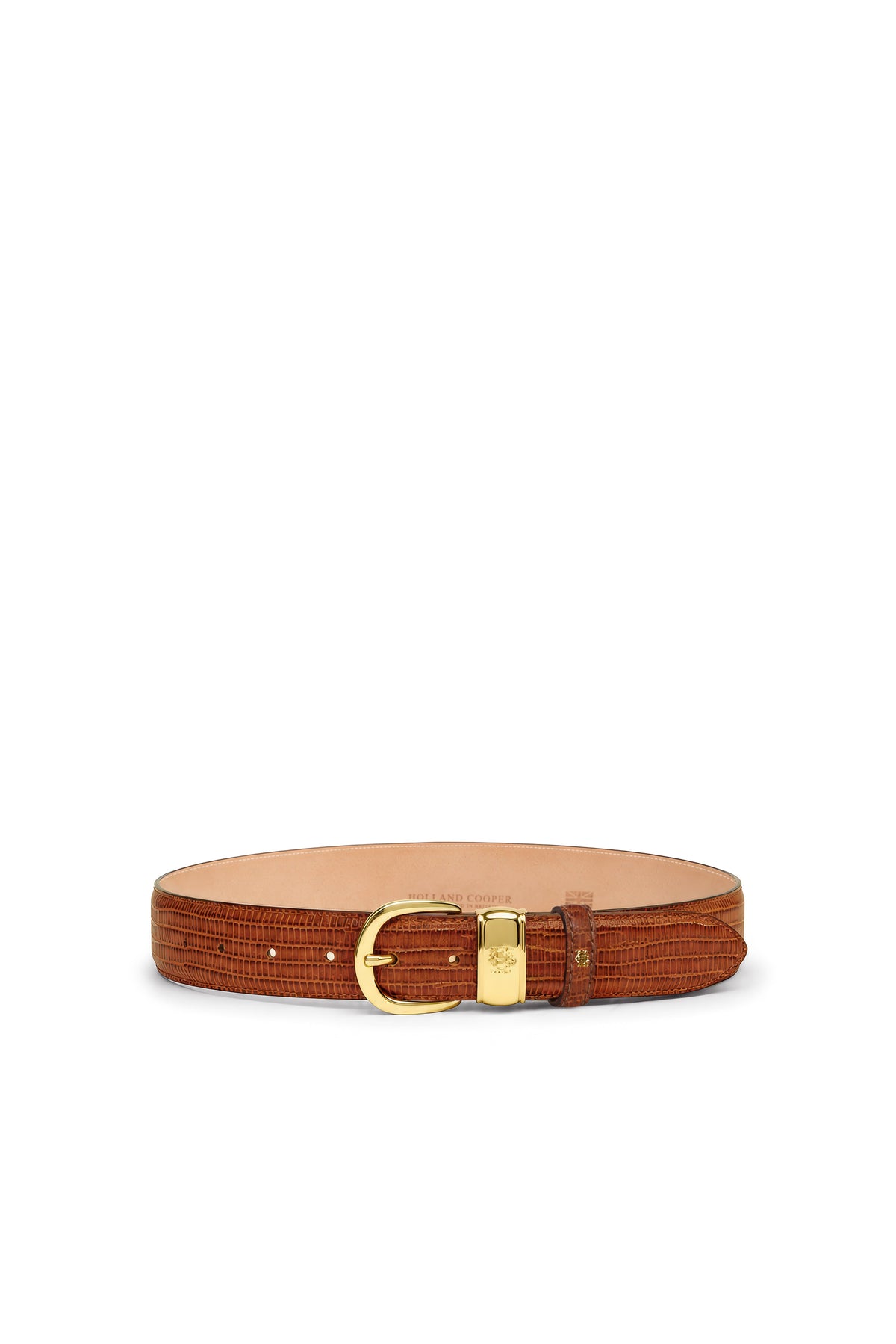 Denali Classic Belt (Chestnut Lizard)