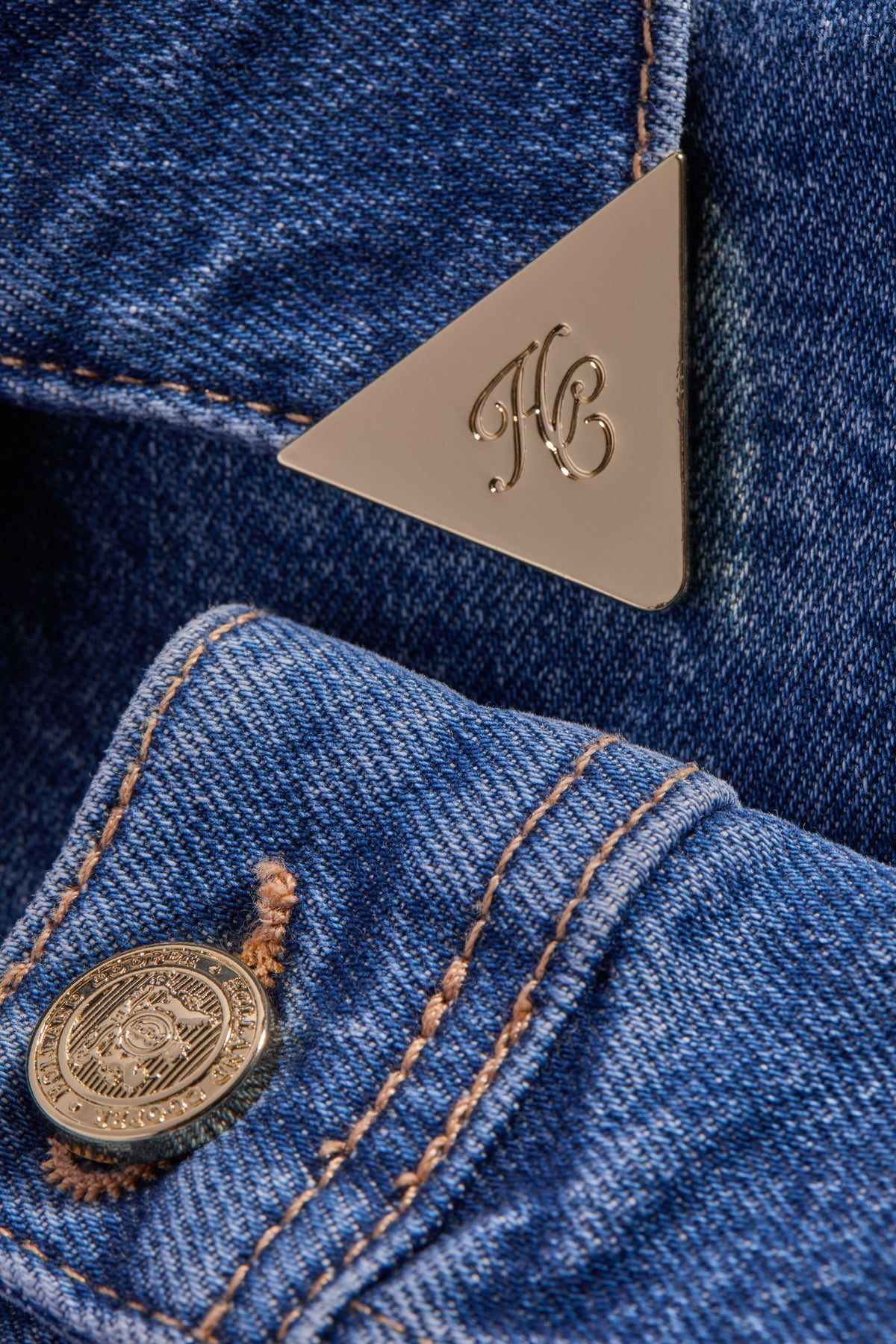 Denim Bomber Jacket (Vintage Indigo)