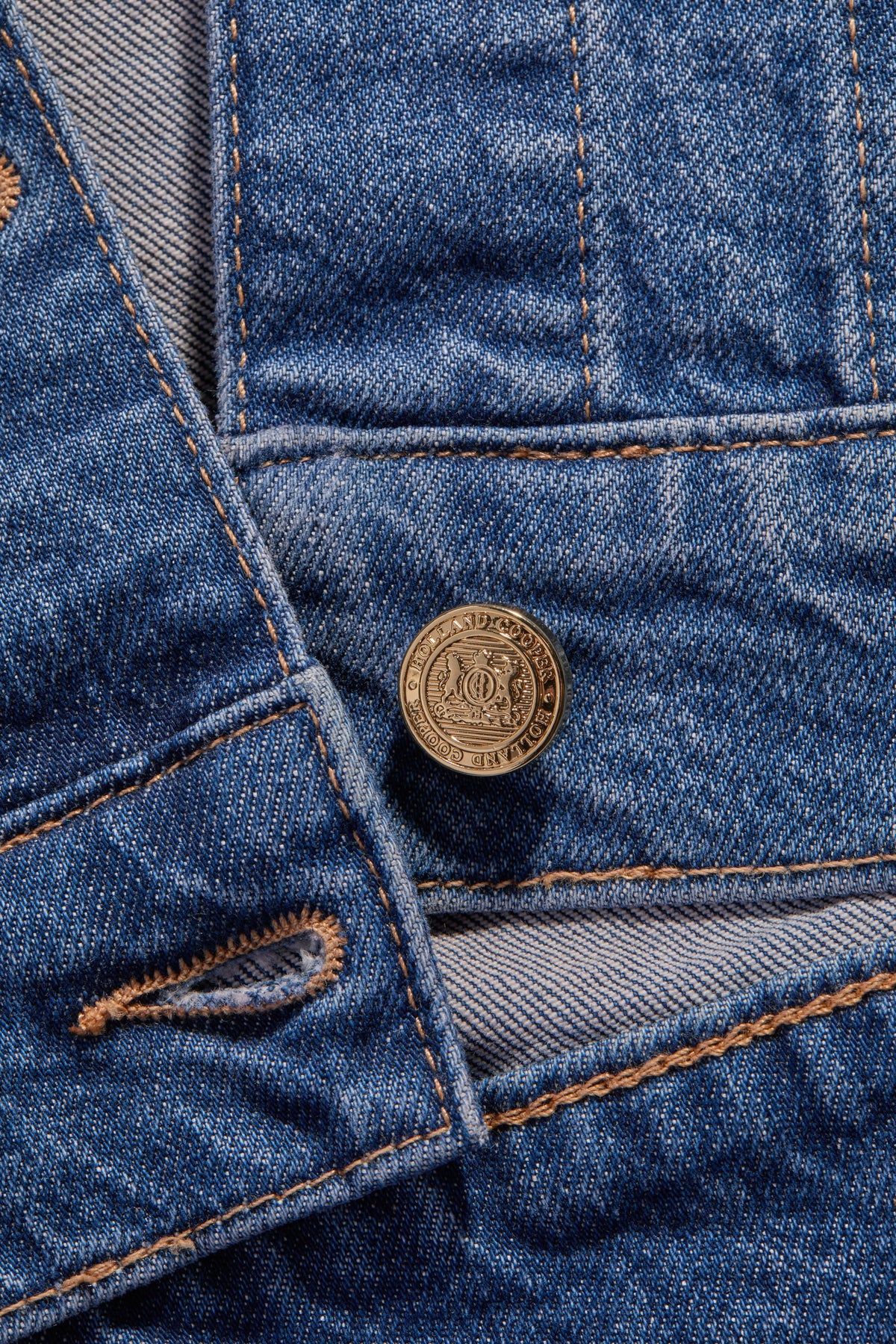 Denim Bomber Jacket (Vintage Indigo)