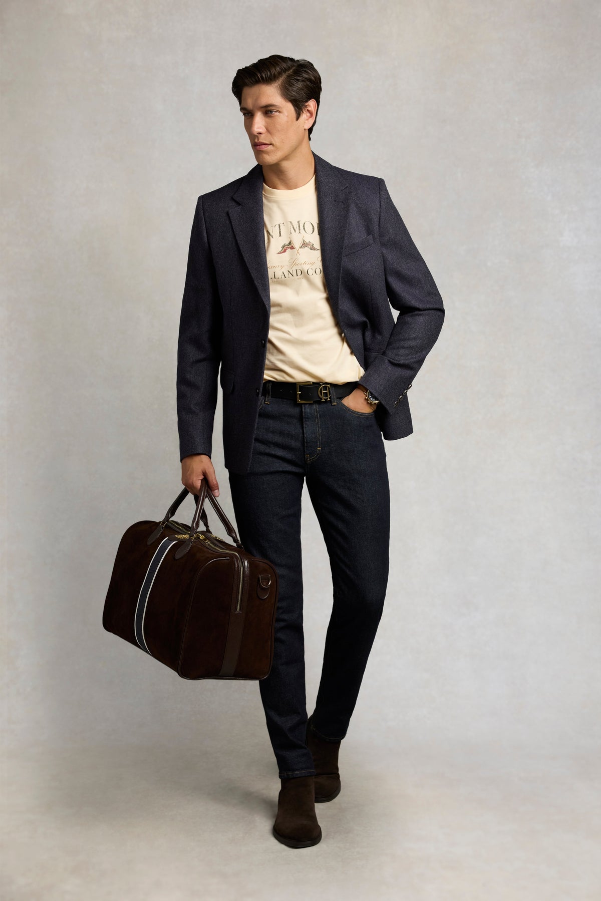 Men's Destination Tee (Ecru St Moritz)