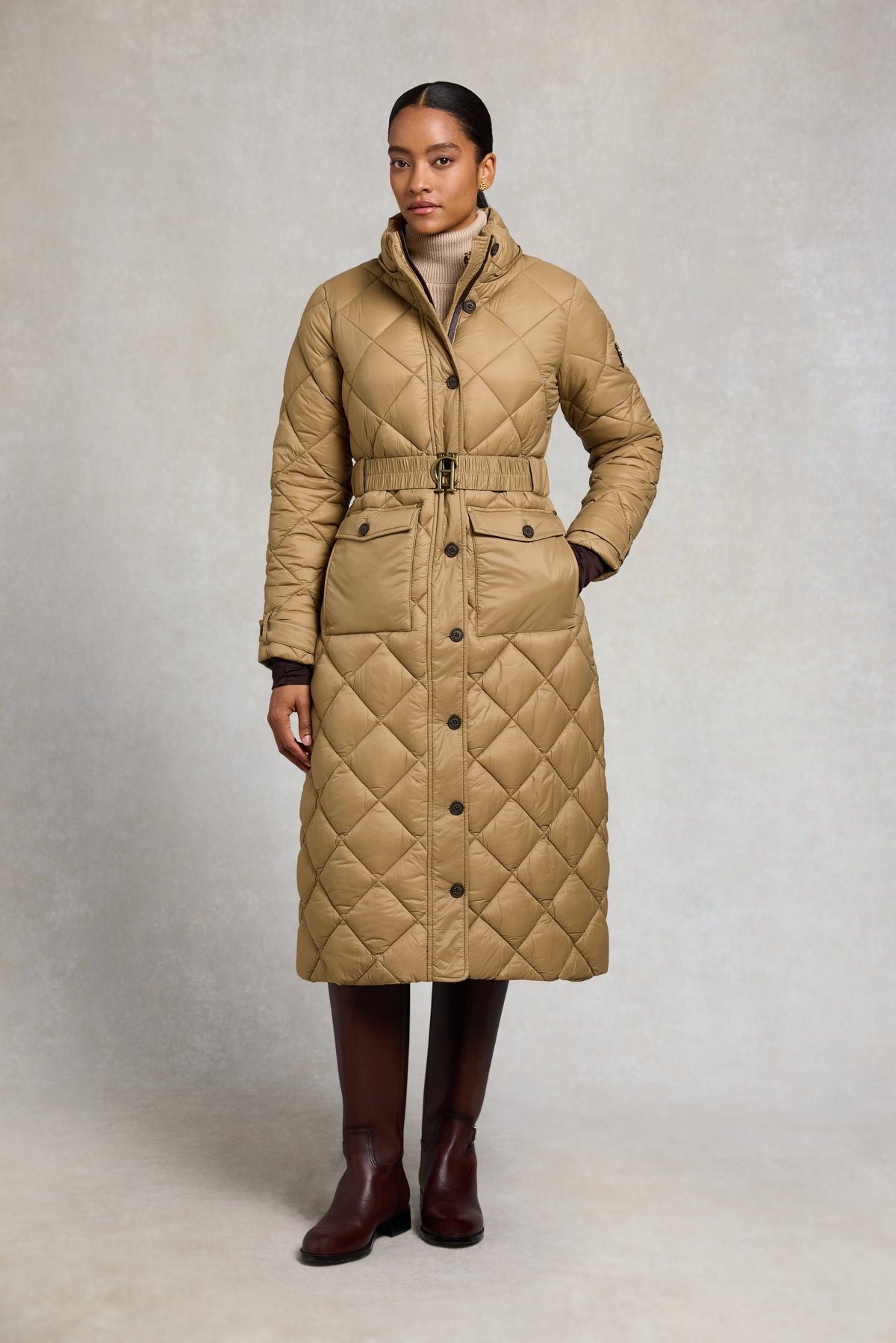 Farnham Longline Coat (Sand)