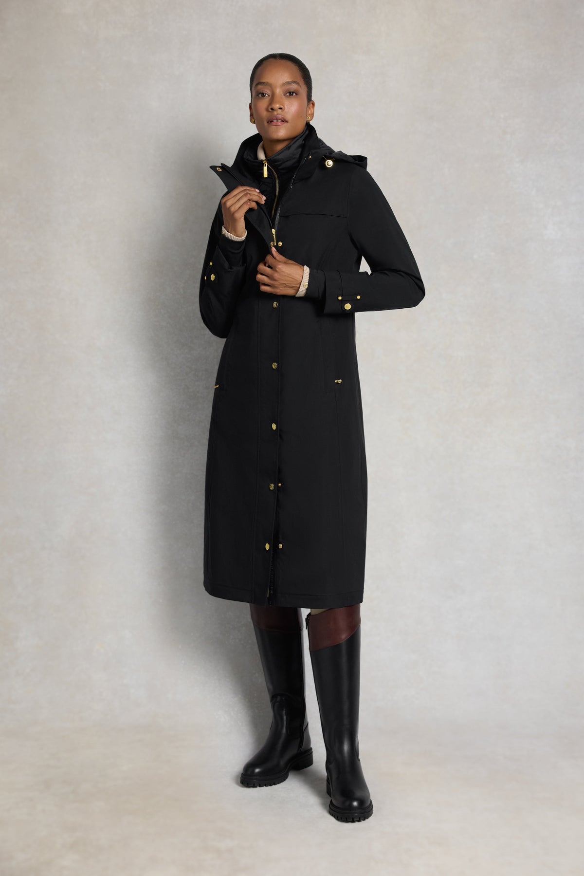 Folgate Rain Coat (Black)