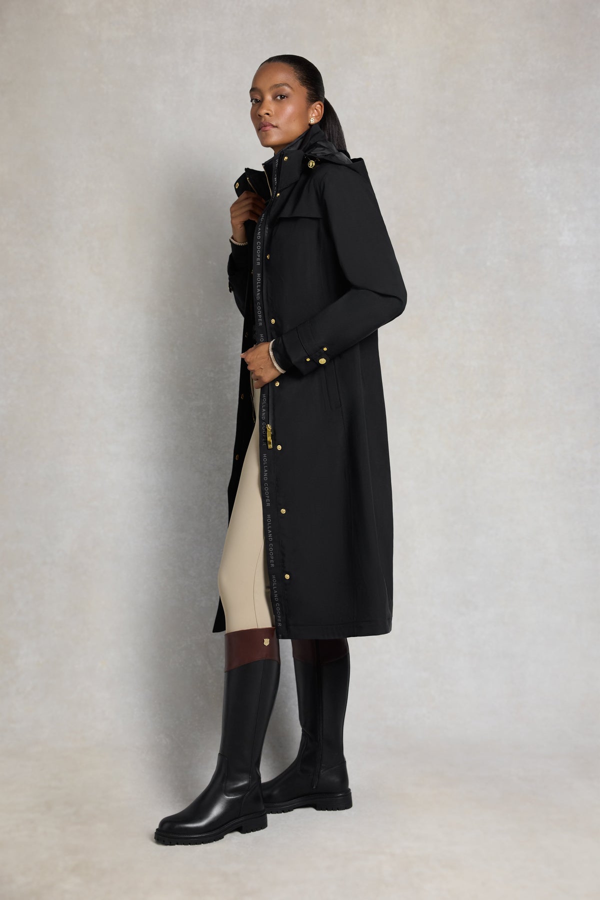 Folgate Rain Coat (Black)