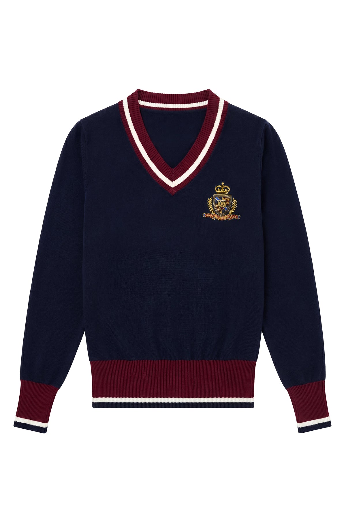 Foxcote V-Neck Knit (Ink Navy)