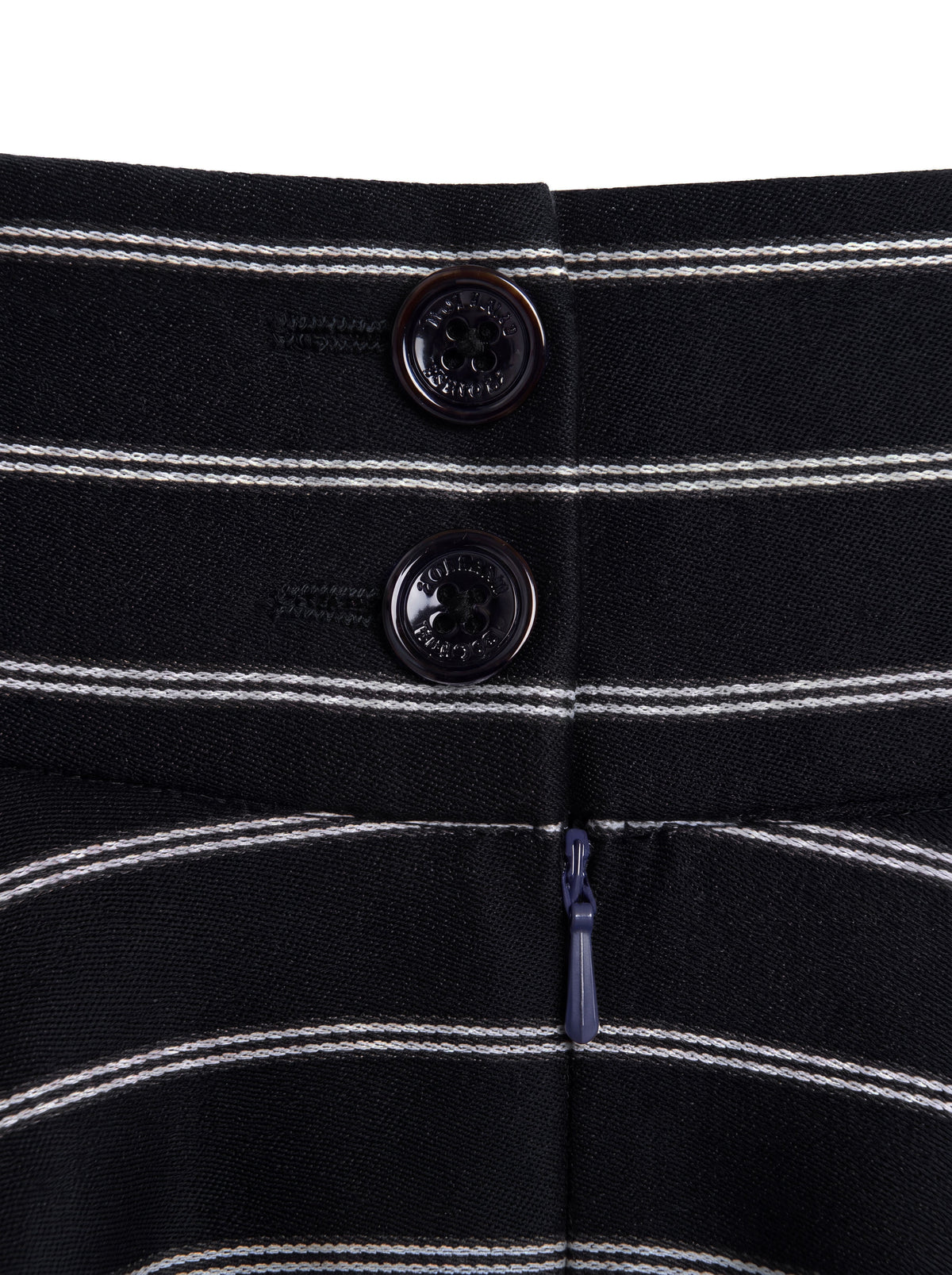 360 Maxi Circle Skirt (Ink Navy Wide Stripe)