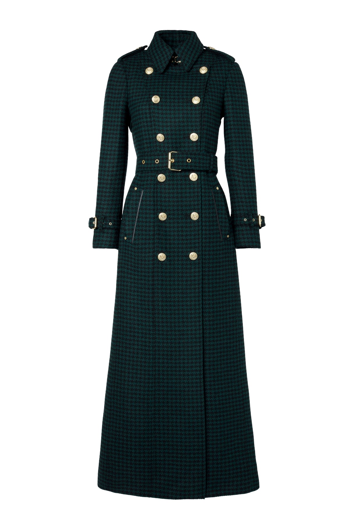 Jade's Emerald Houndstooth Look