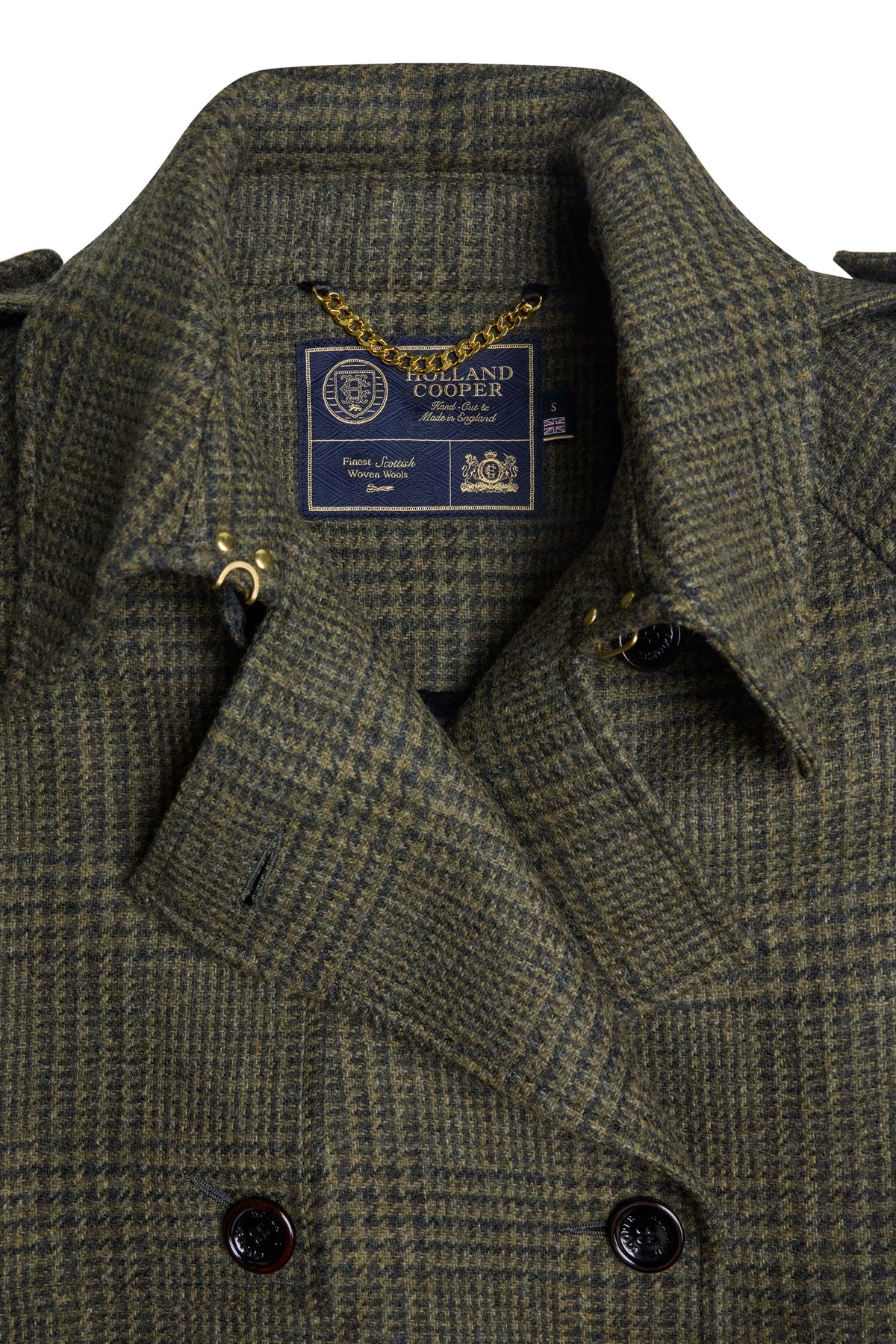 Full Length Soho Trench Coat (Forest Prince Of Wales)