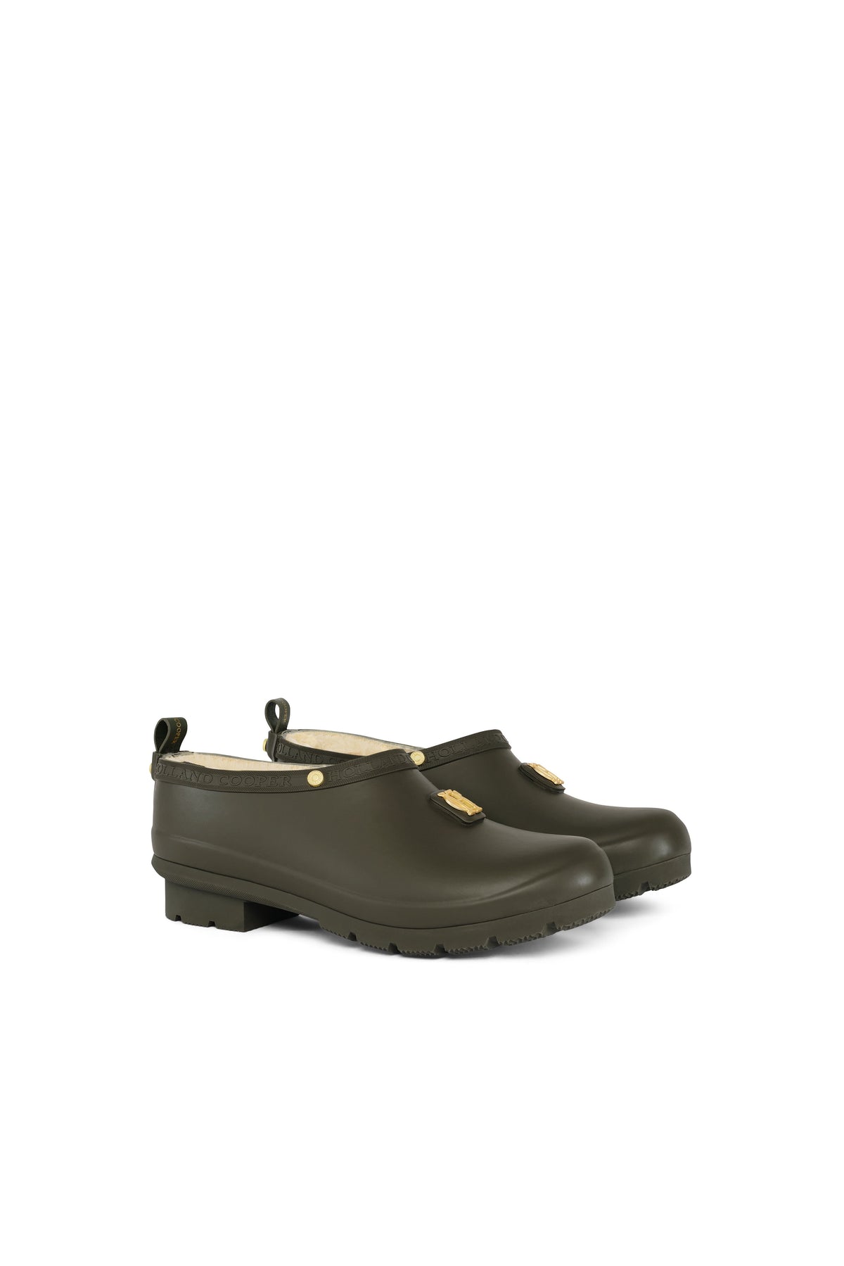 Sherpa Lined Gardening Loafer (Matte Green)