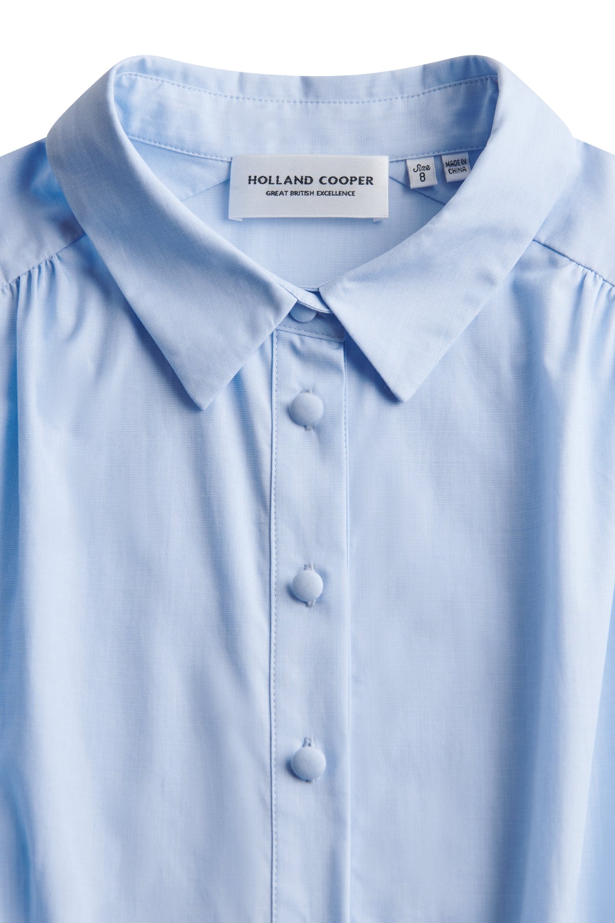Aimee Sleeveless Dress (Light Blue Chambray)