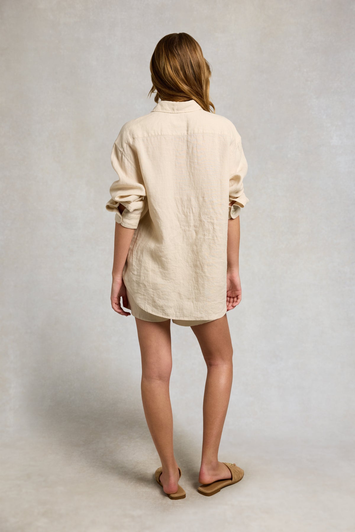 Amalfi Linen Shirt (Oatmeal)