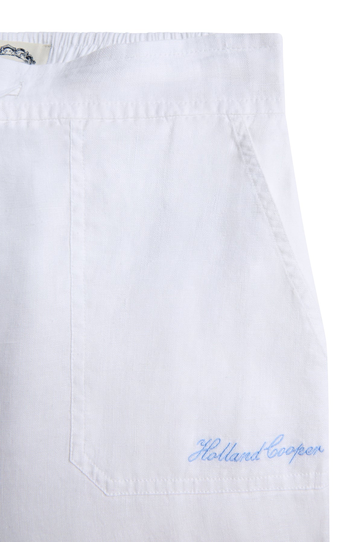 Amalfi Linen Trouser (White)