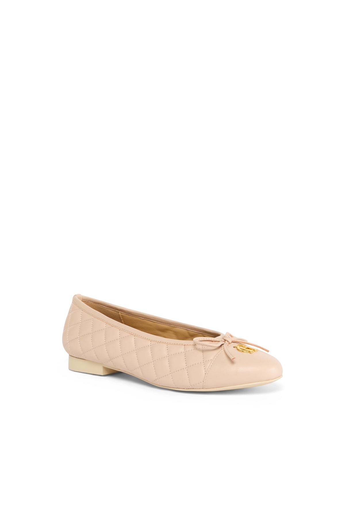 Ballet Shoe (Blush Quilt Leather)