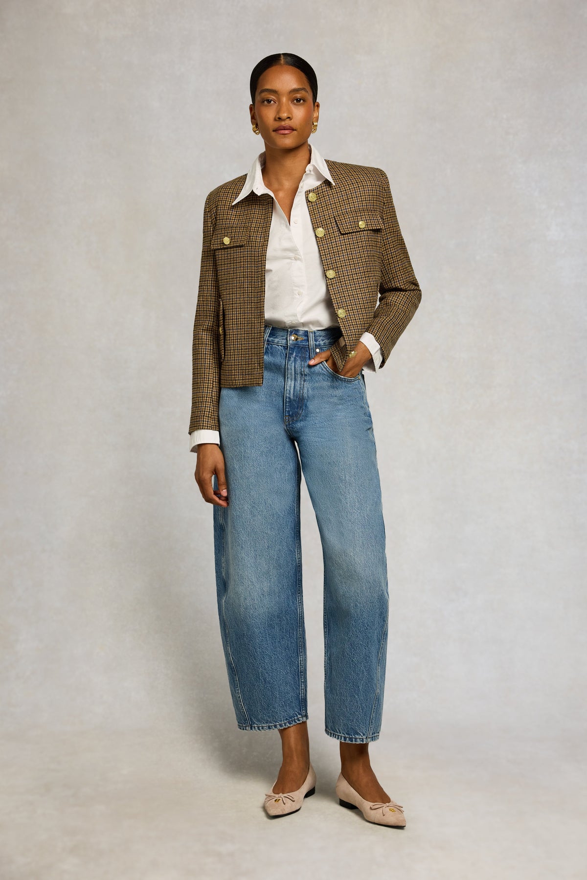 Barrel Leg Jean (Vintage Denim)