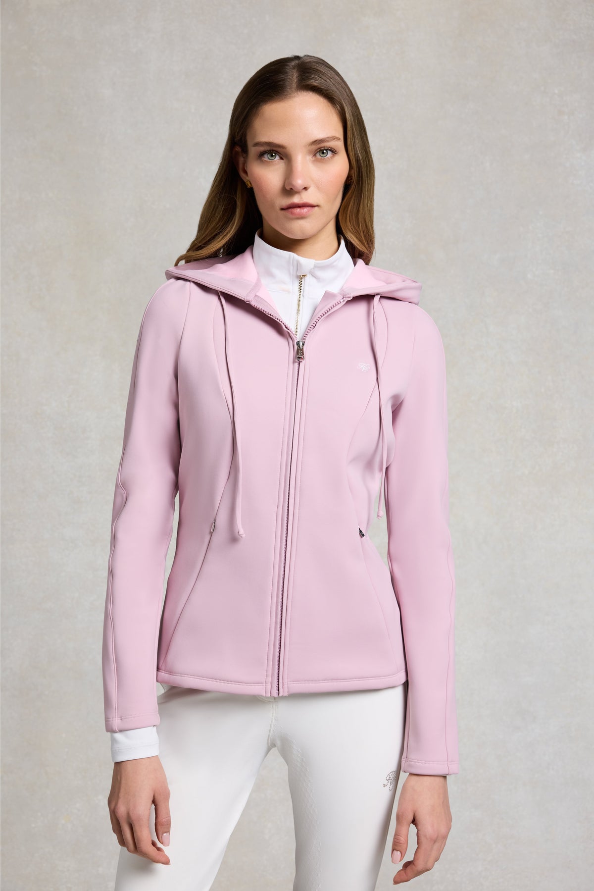 Chiltern Zip Hoodie (Dawn Pink)