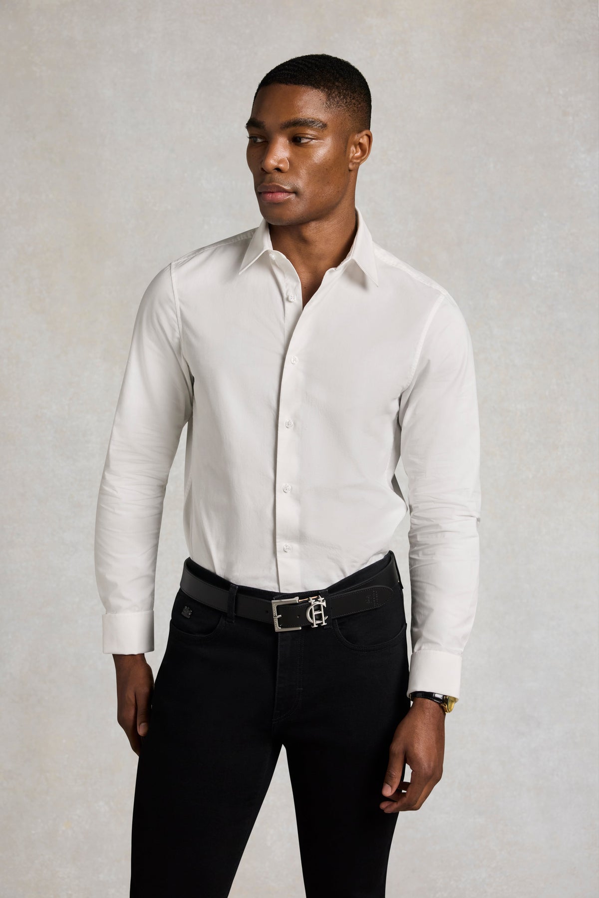 Men's Classic Belt (Black Leather)