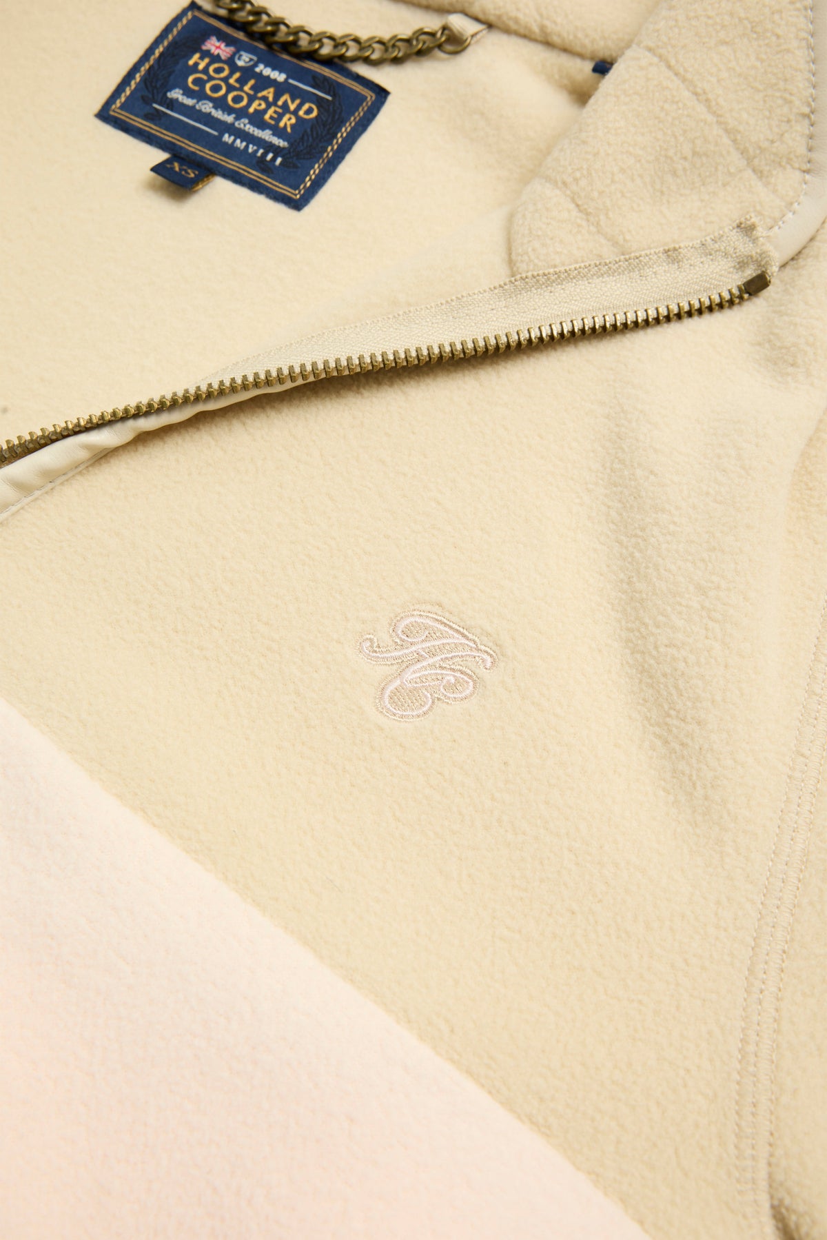 Country Fleece Quarter Zip (Pink Cream)